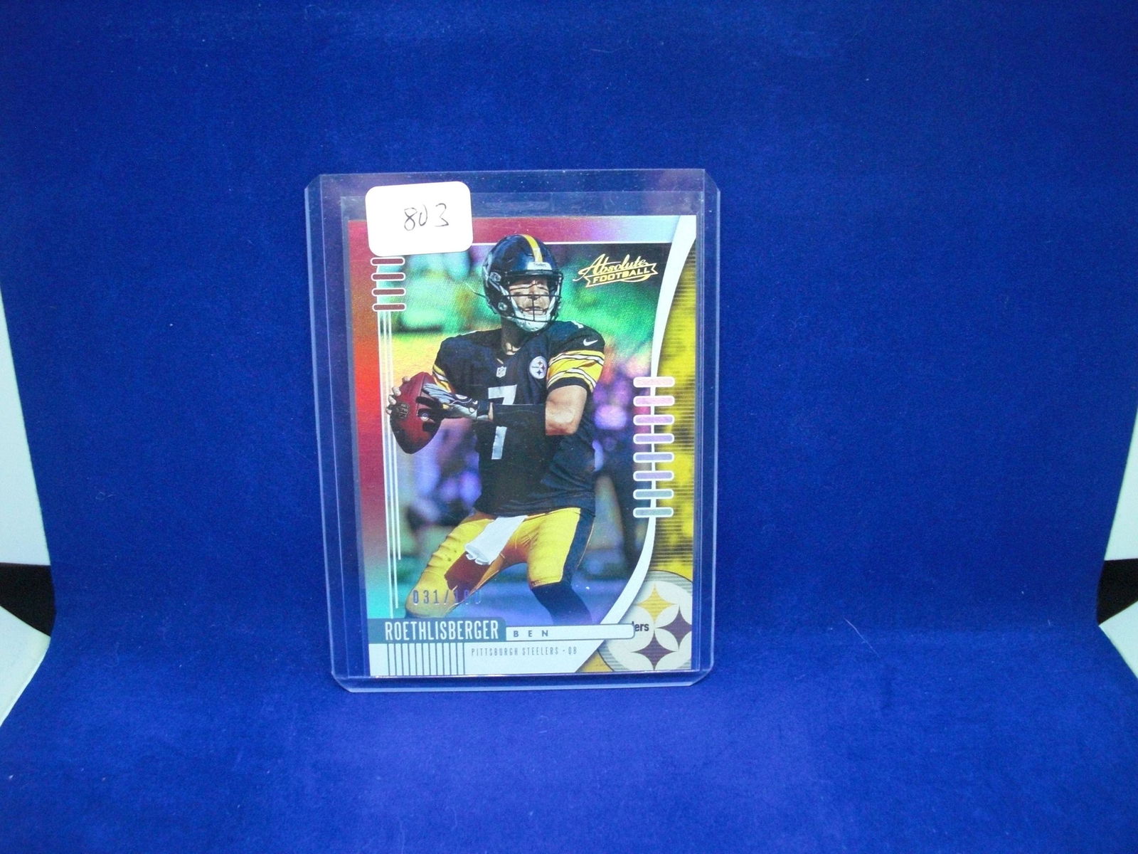 ben roethlisberger numbered sp 031/100 (1 of 1)