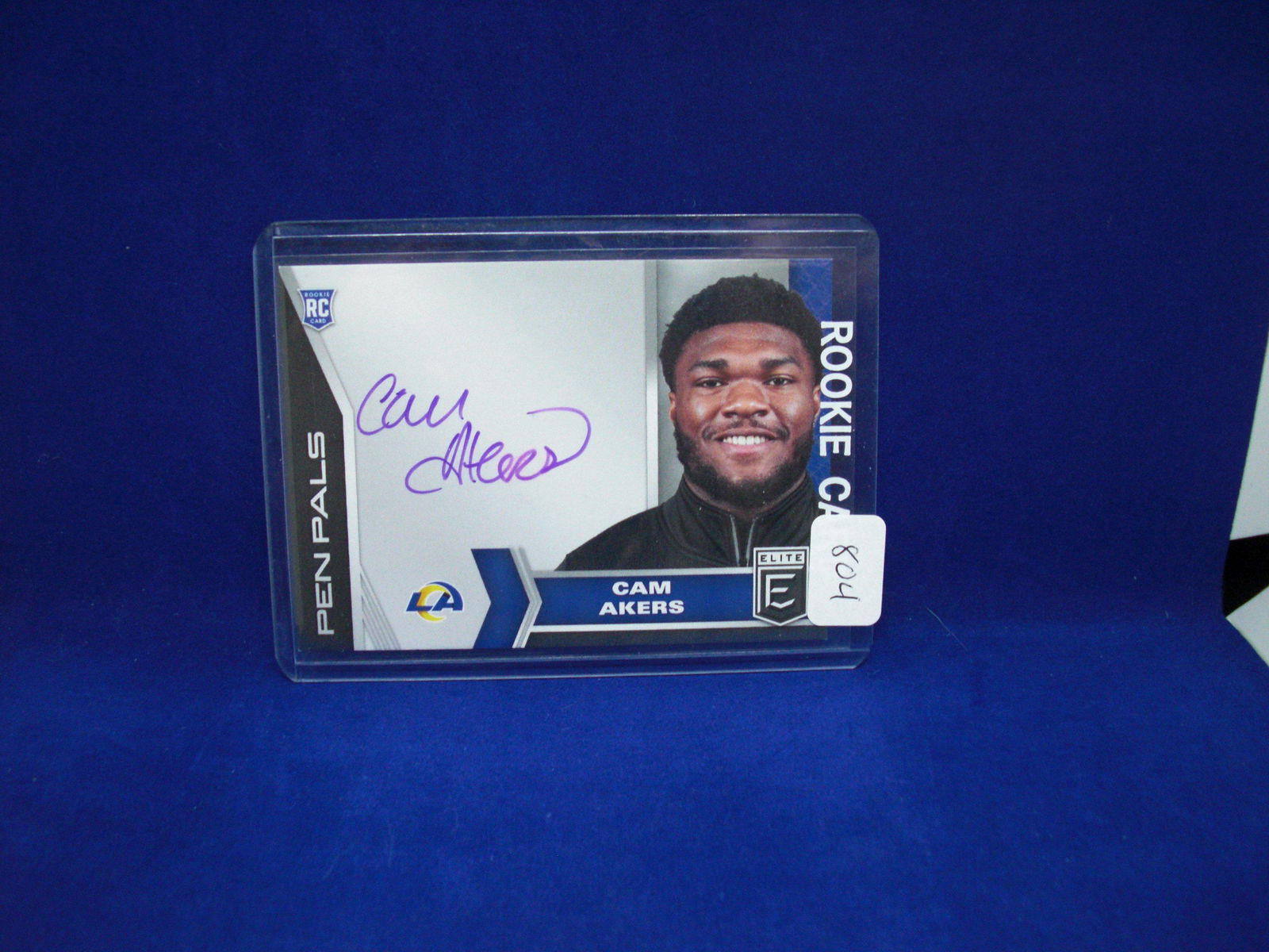 cam akers LA rams pen pals rookie auto (1 of 1)