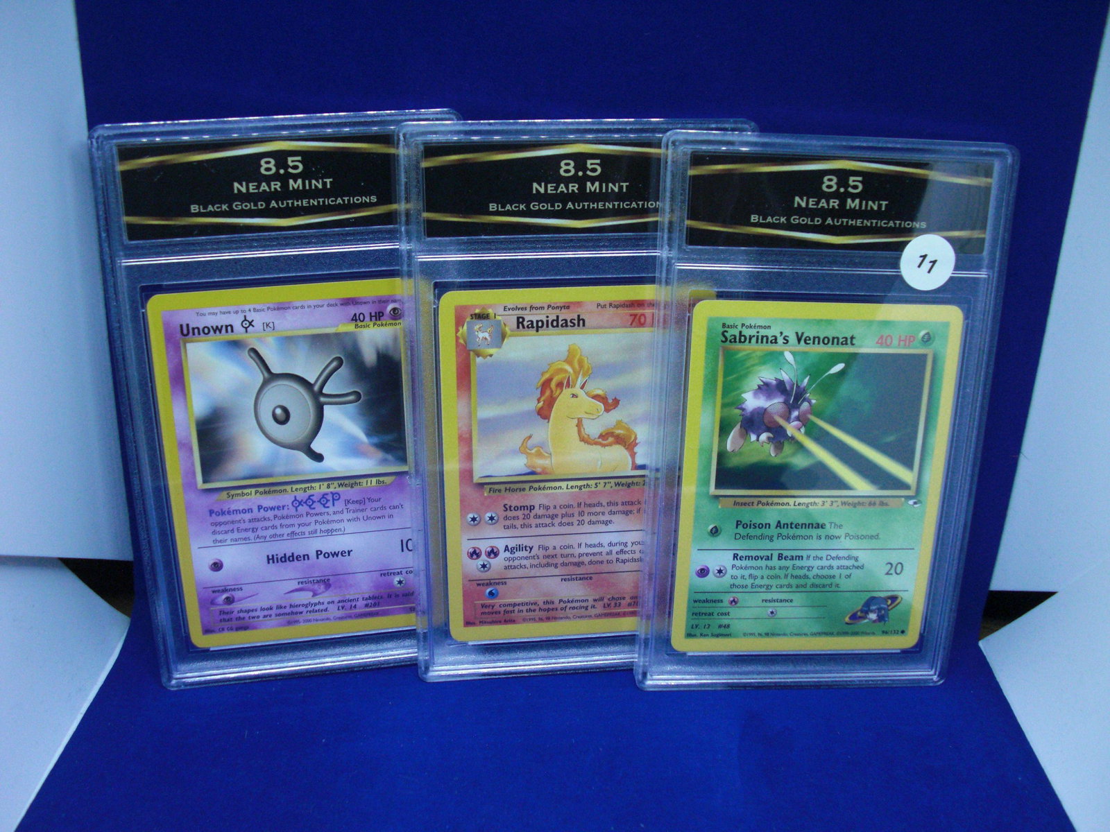lot of three BGA graded PokÃ©mon cards: lot of three BGA graded PokÃ©mon cards