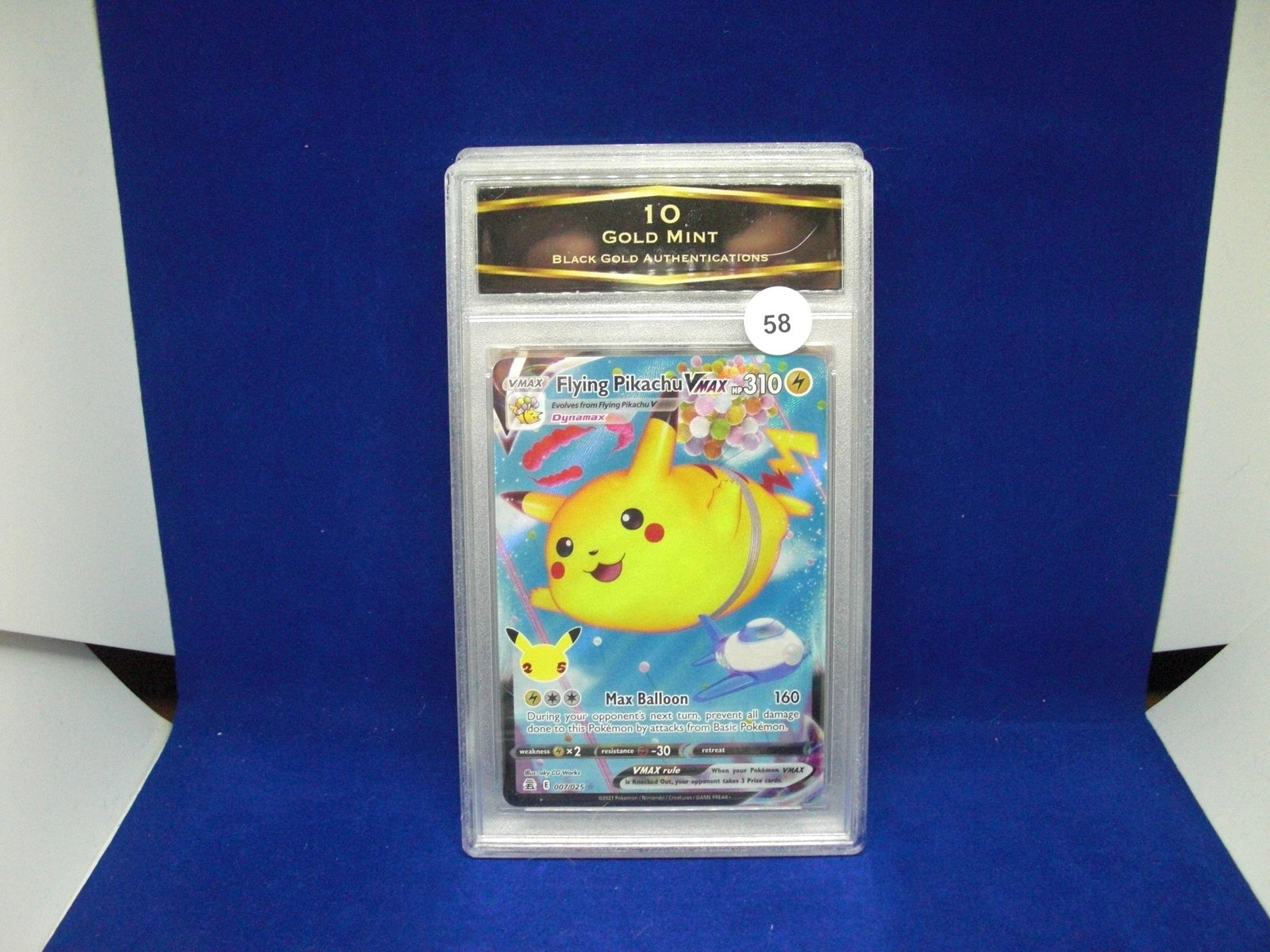 BGA 10 gold mint flying Pikachu vmax (1 of 1)
