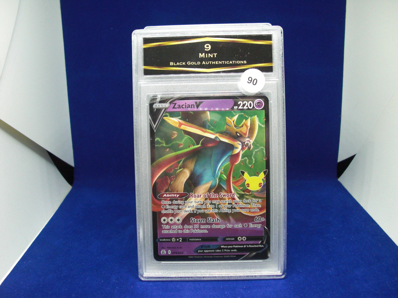 BGA 9 mint zacian v pokemon (1 of 1)