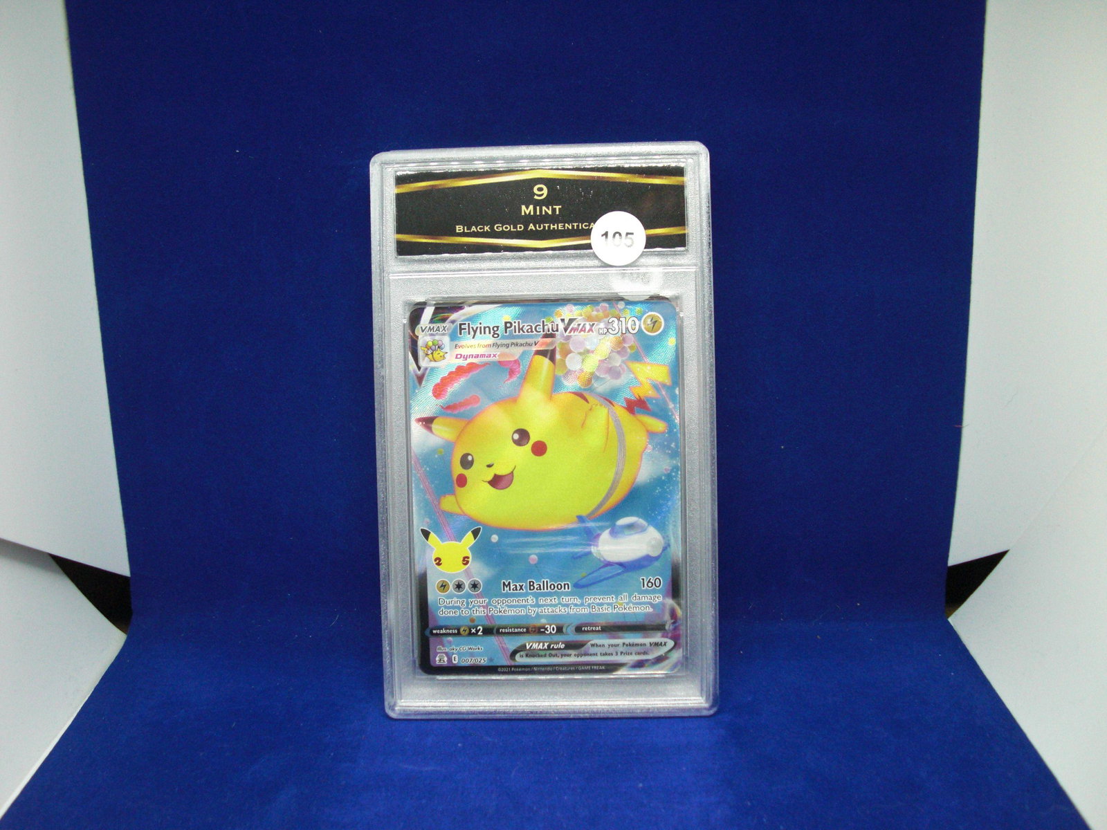 BGA 9 mint flying pikachu vmax (1 of 1)