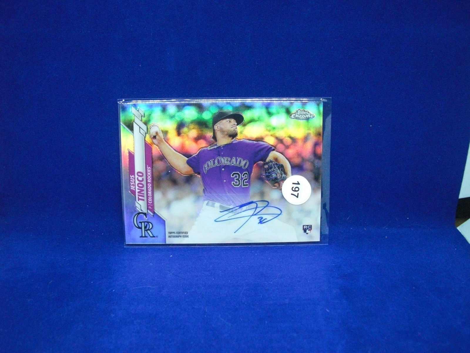 jesus tinoco refractor rookie auto (1 of 1)