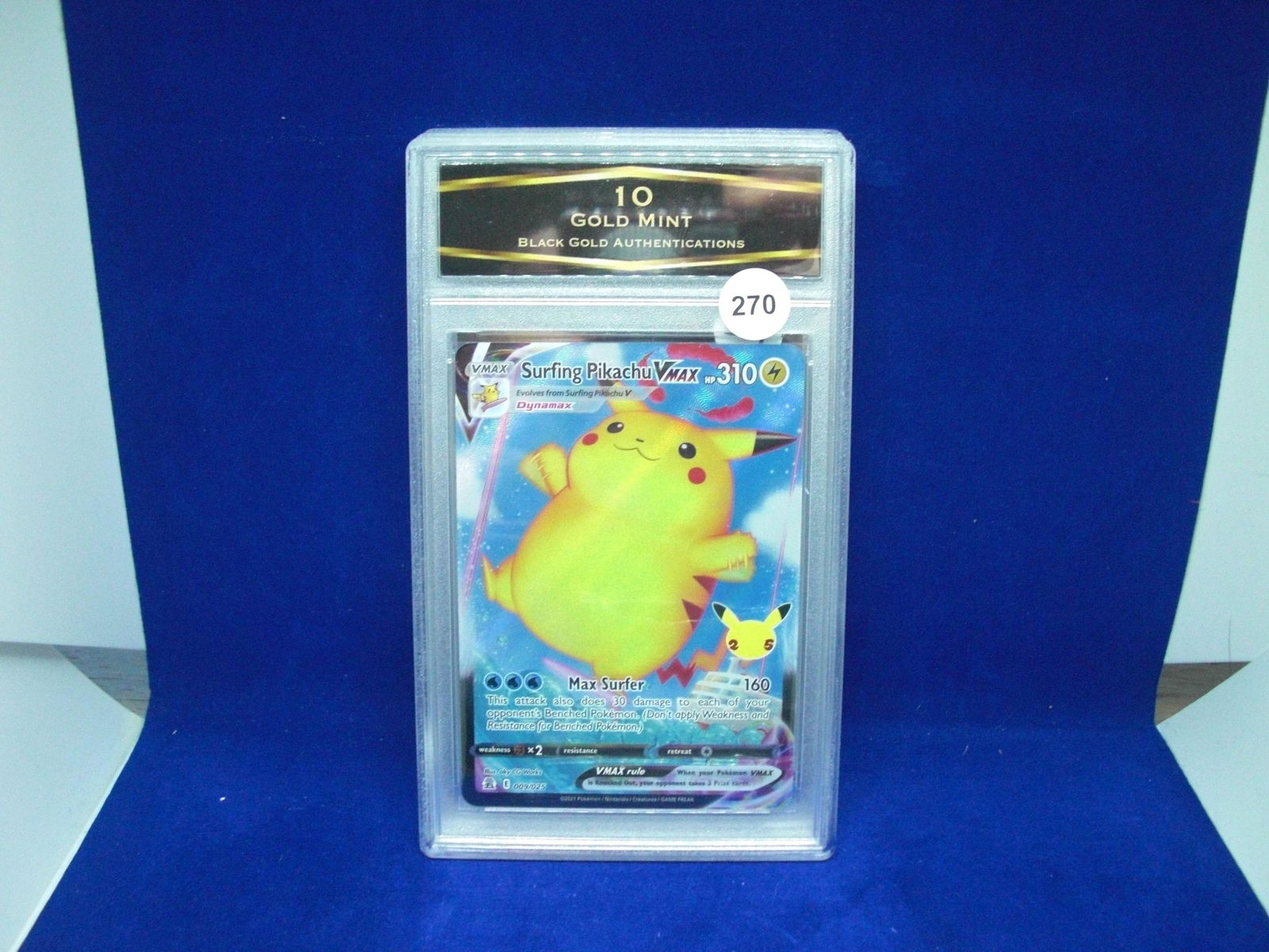 BGA 10 Gold mint surfing Pikachu vmax (1 of 1)