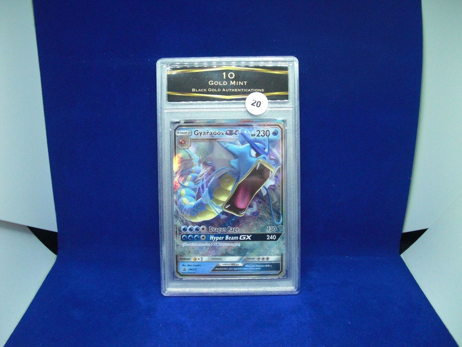 BGA 10 gold mint gyrarados gx pokemon (1 of 1)