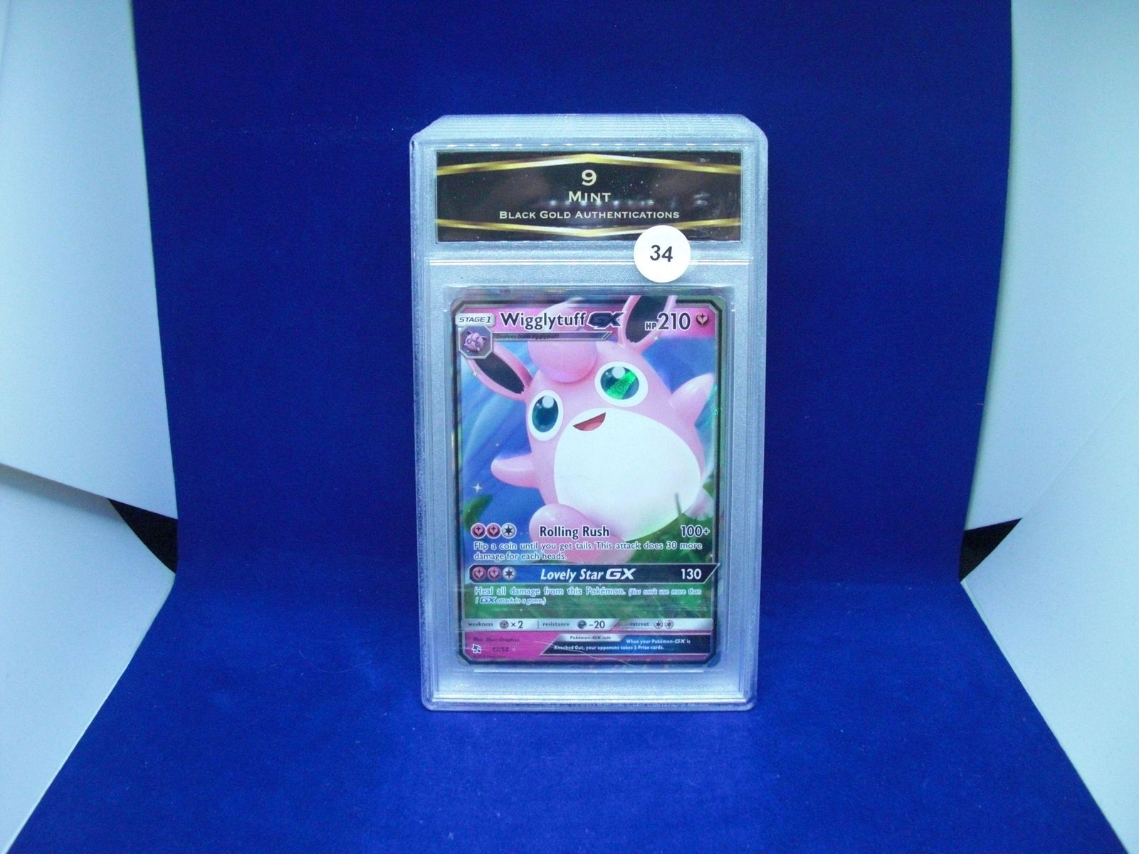 BGA 9 mint wigglytuff gx pokemon (1 of 1)