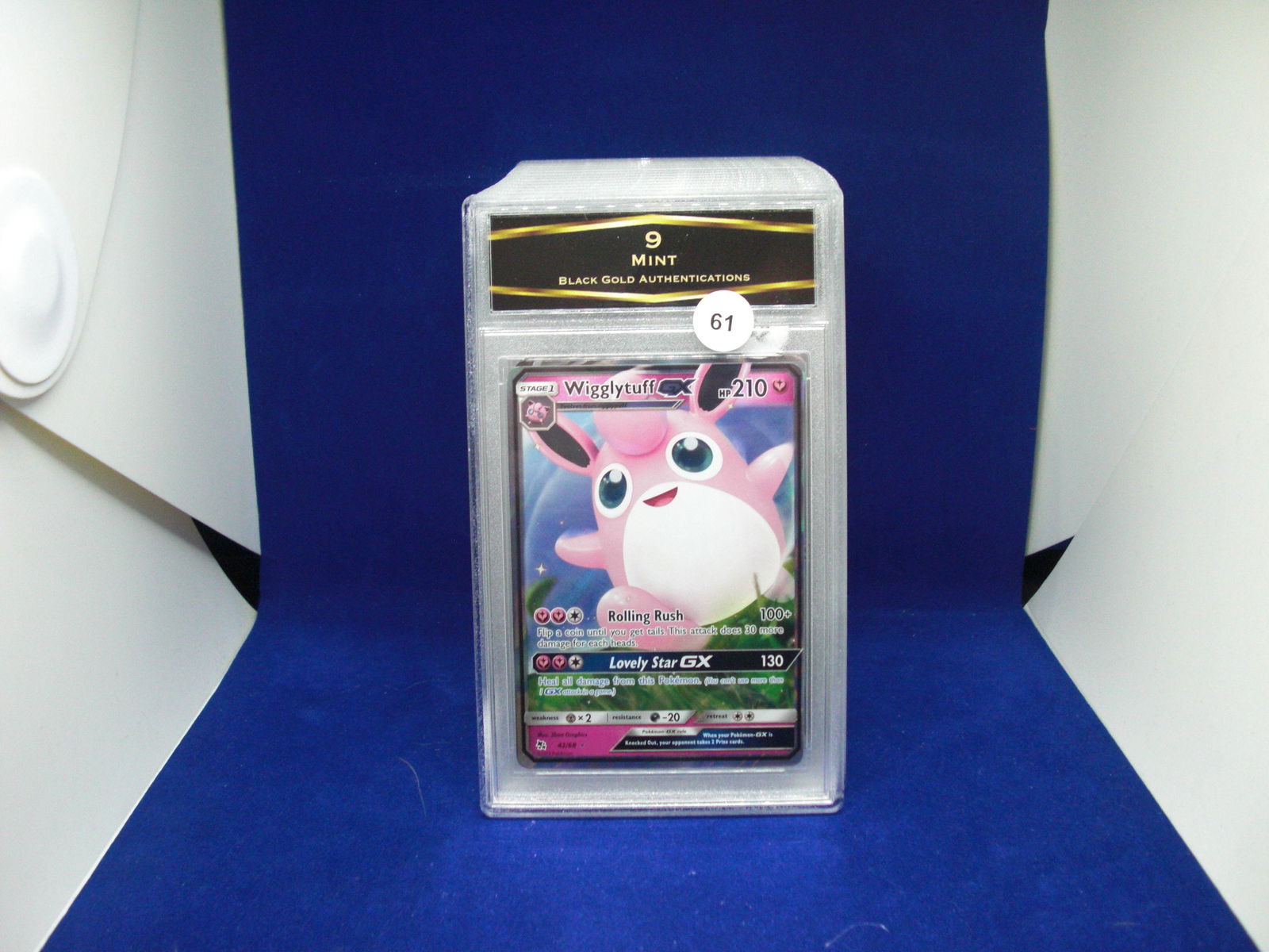 BGA 9 mint wigglytuff gx pokemon (1 of 1)