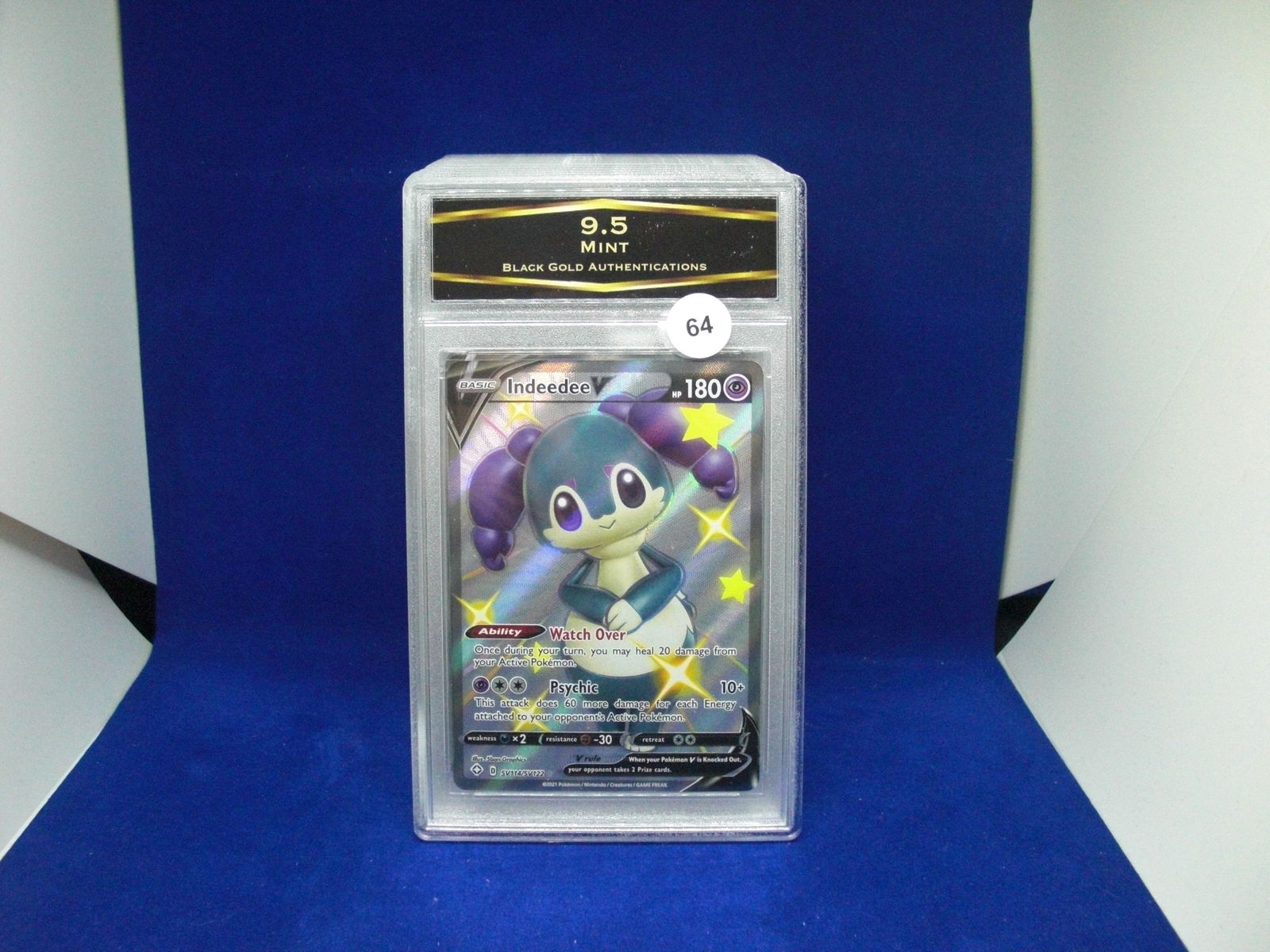 BGA 9.5 mint indeedee v pokemon (1 of 1)