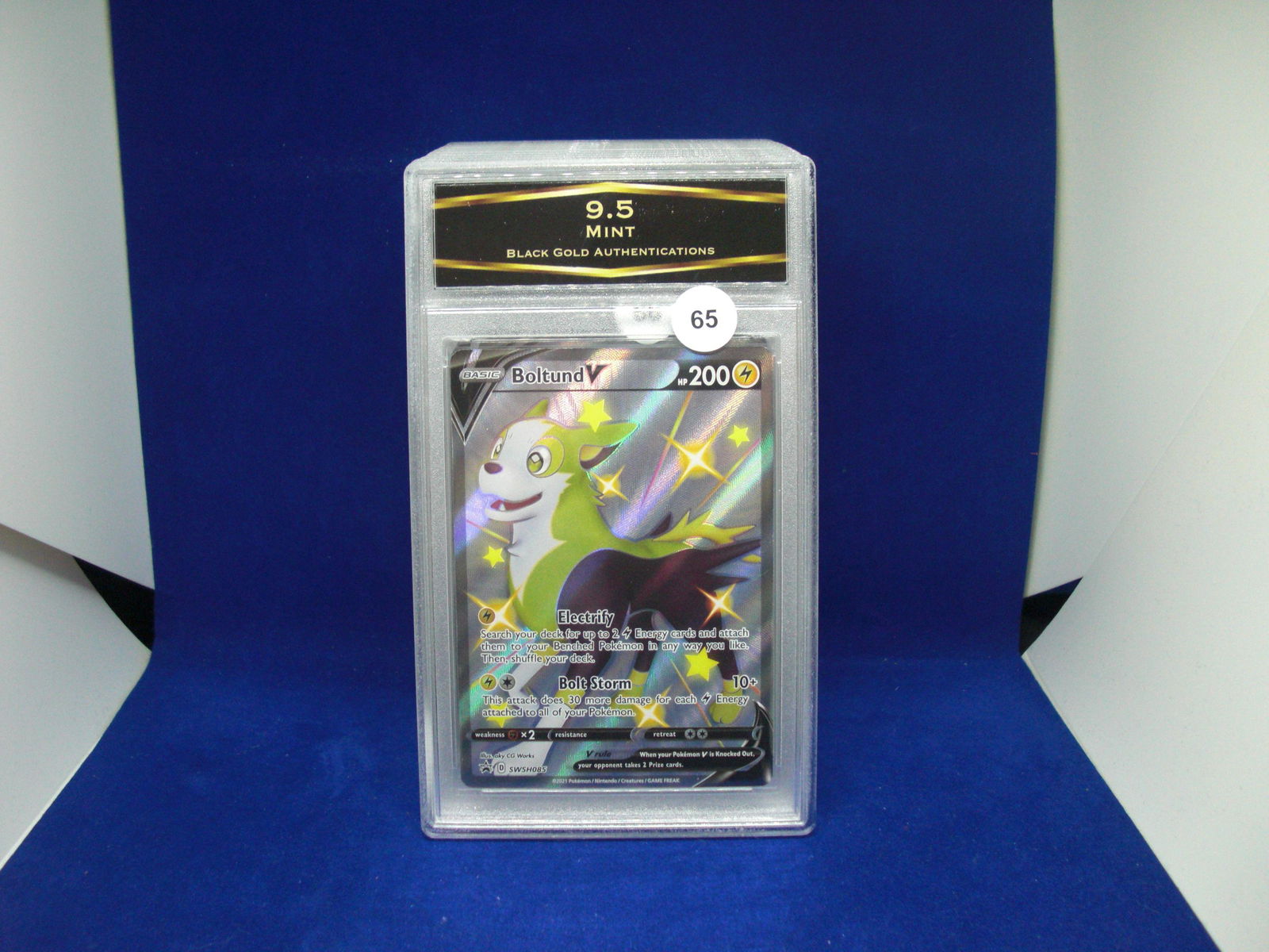 BGA 9.5 mint boltund v pokemon (1 of 1)