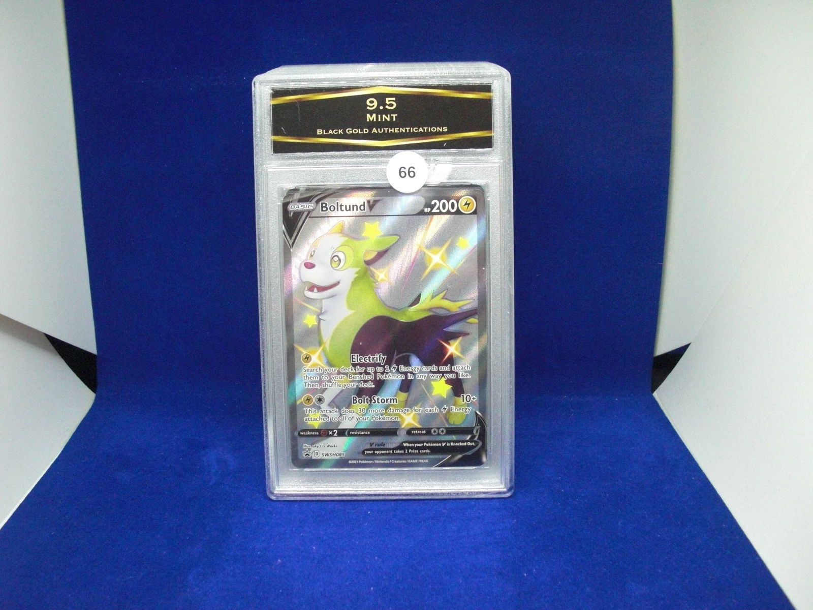 BGA 9.5 mint boltund v pokemon (1 of 1)