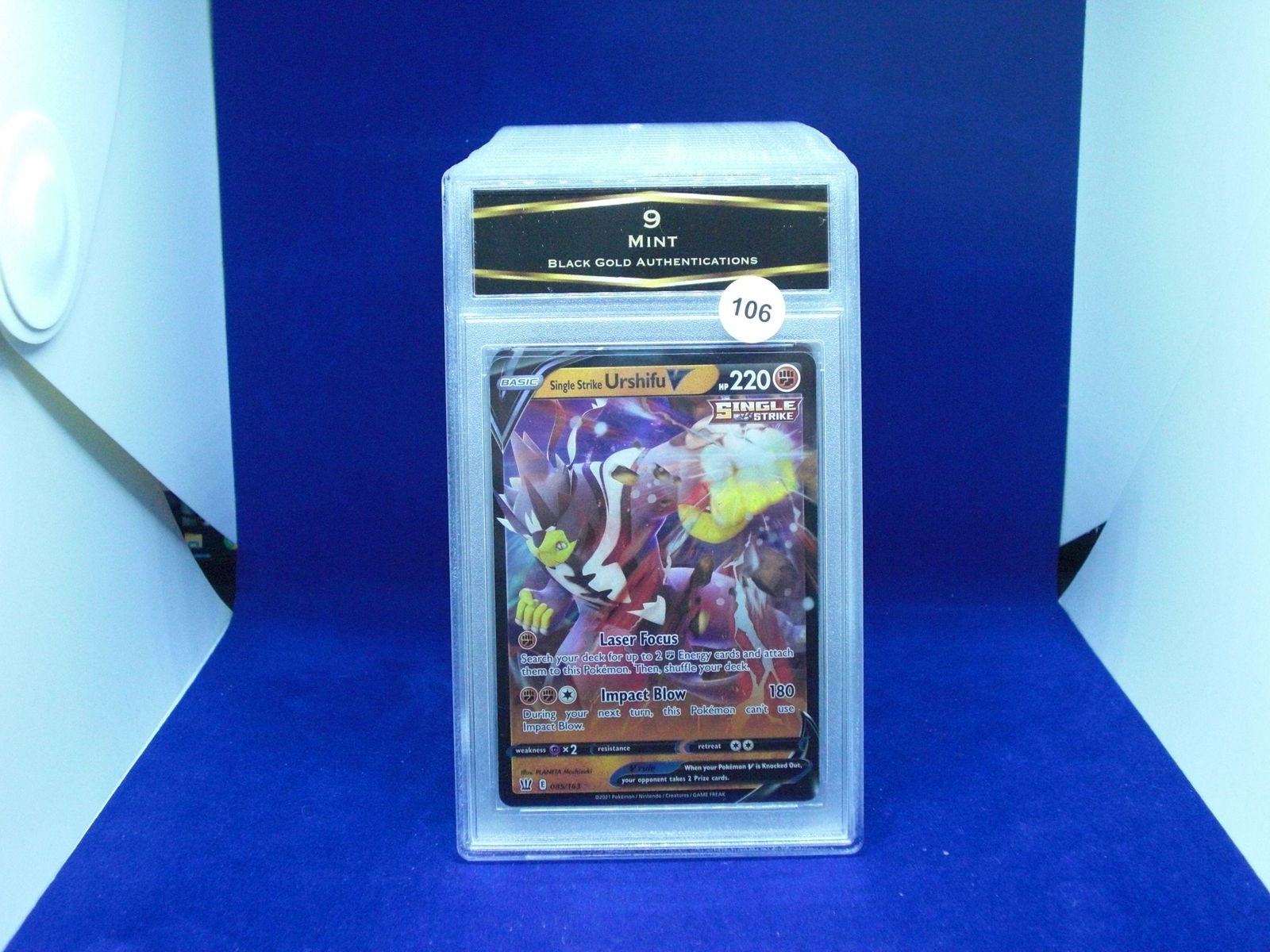 bga 9 mint urshifu v pokemon (1 of 1)