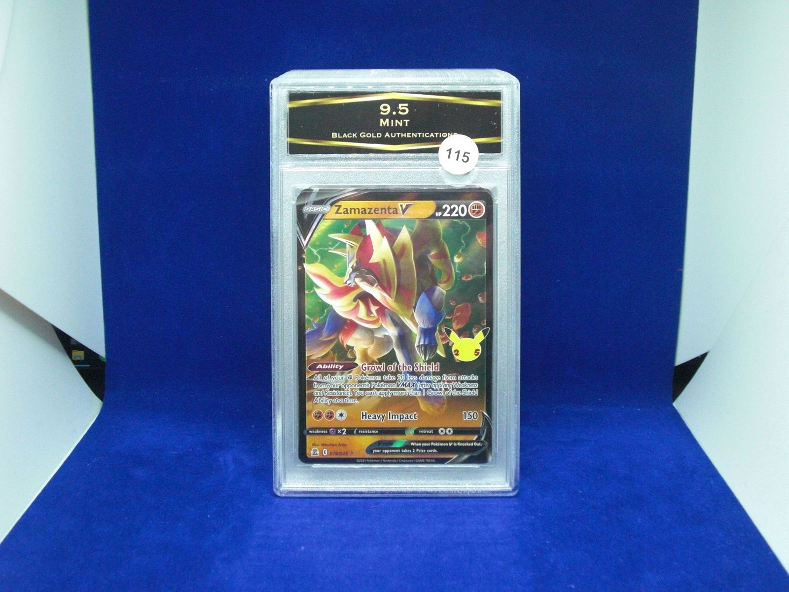 bga 9.5 mint zamazenta v pokemon (1 of 1)
