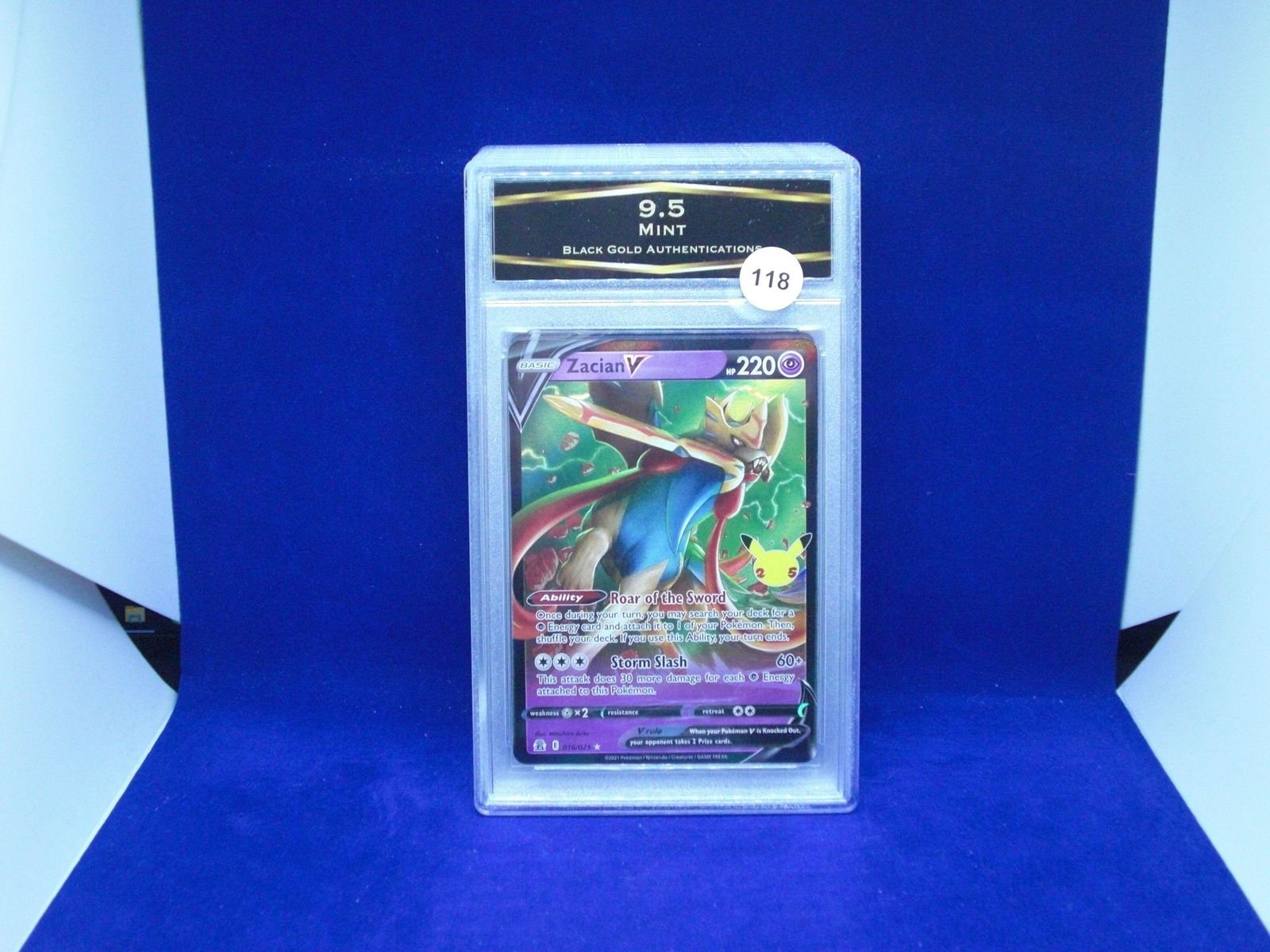 bga 9.5 mint zacian v pokemon (1 of 1)
