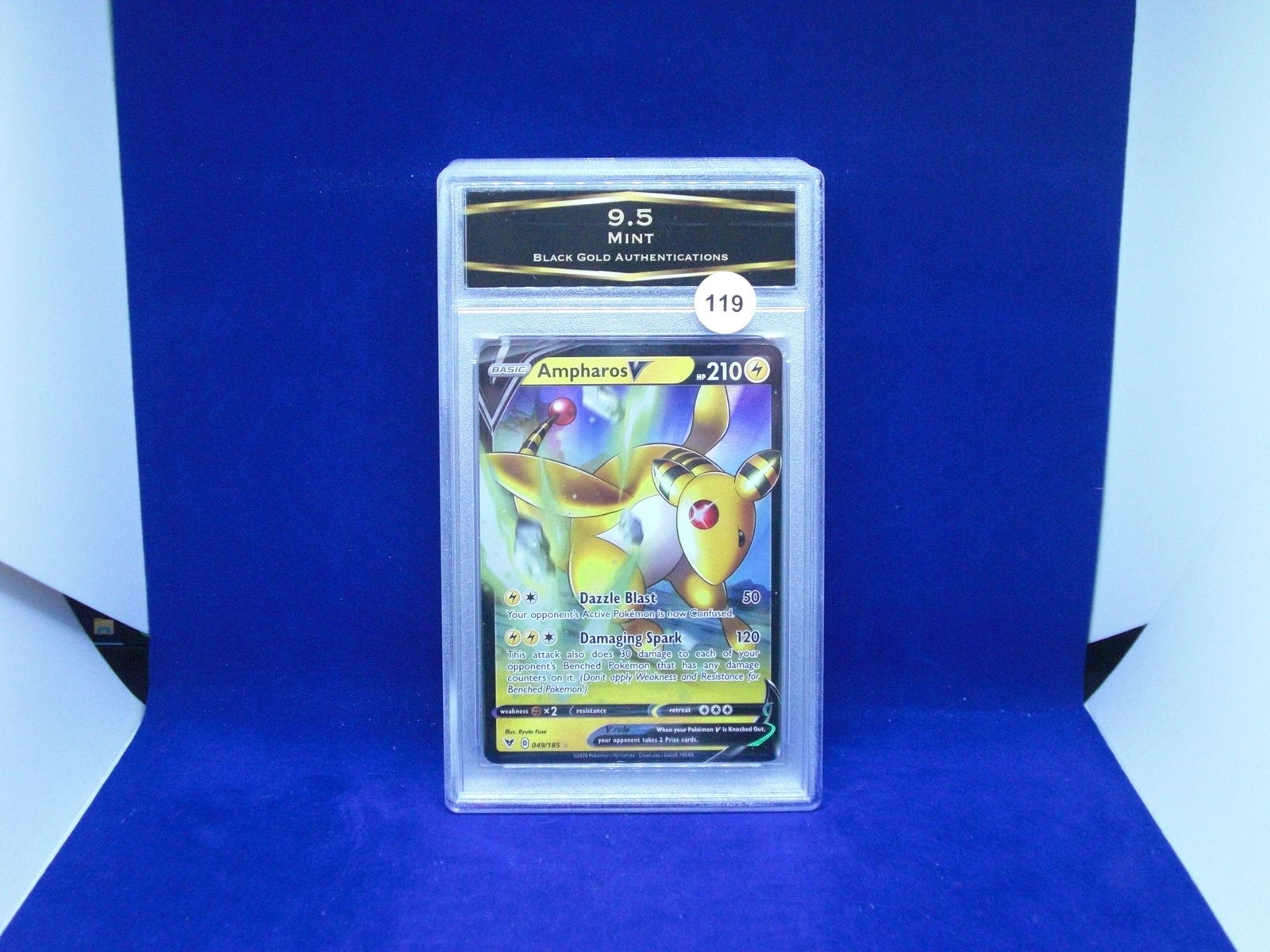 bga 9.5 mint ampharos v pokemon (1 of 1)