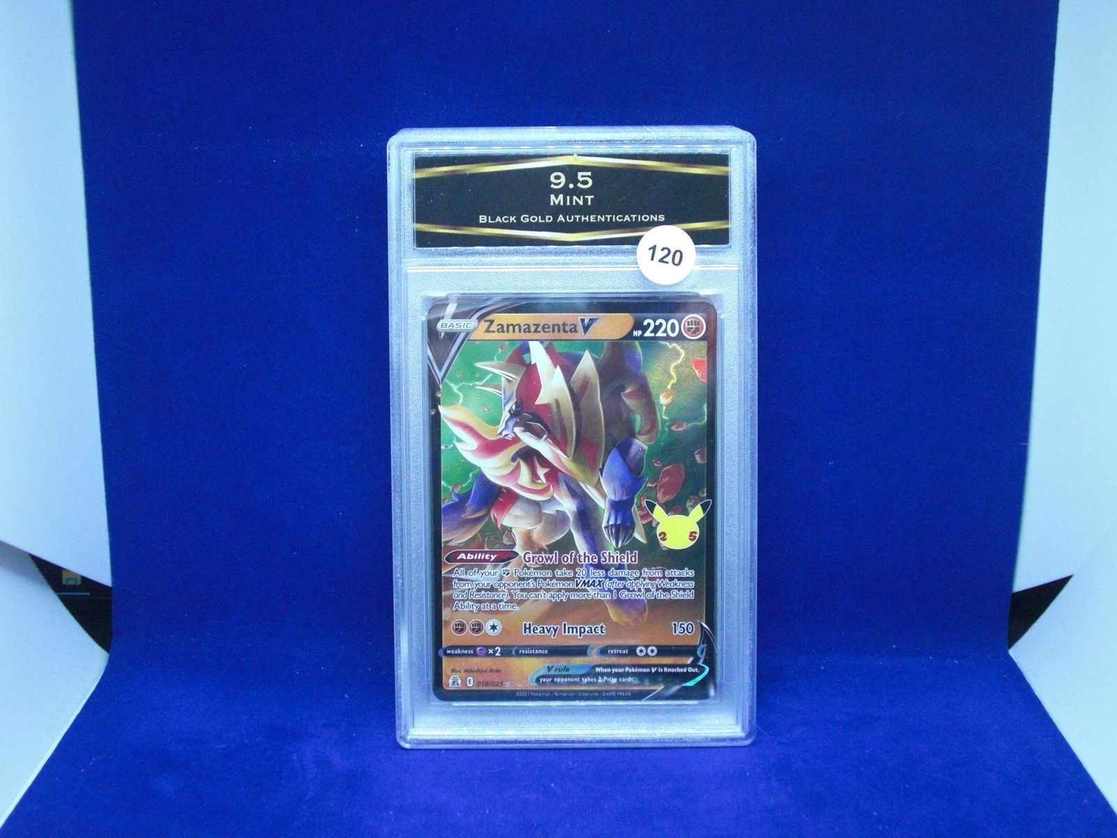 bga 9.5 mint zamazenta v pokemon (1 of 1)