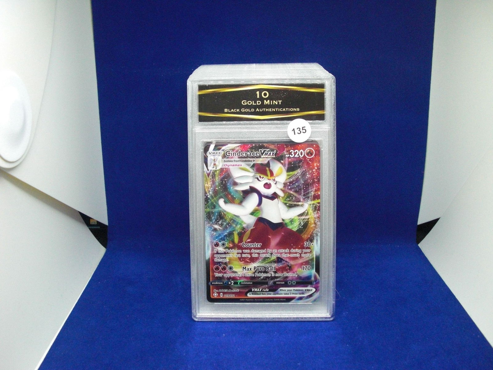 BGA 10 gold mint cinderace gx pokemon card (1 of 1)