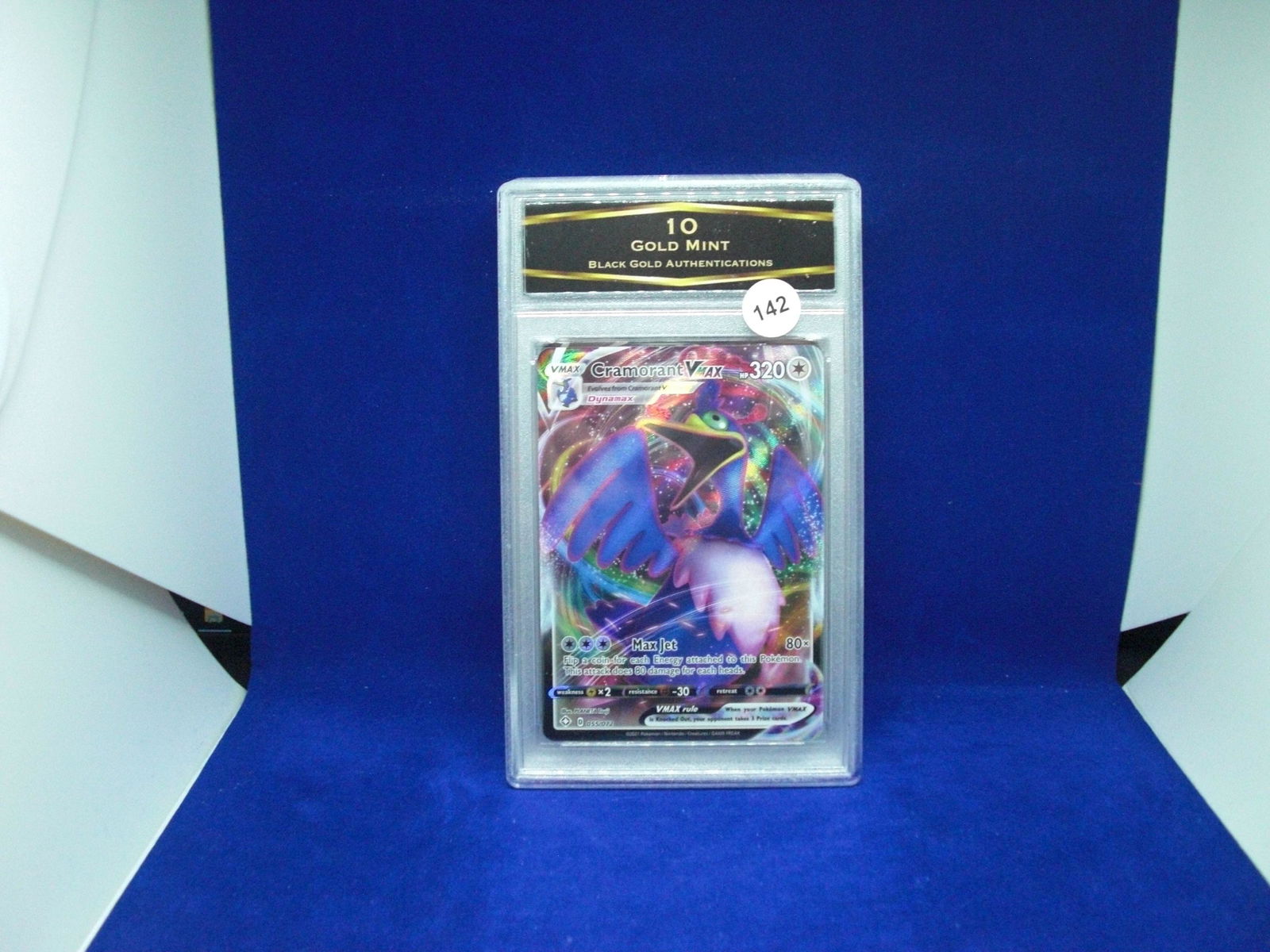 BGA 10 gold mint cramorant vmax pokemon card (1 of 1)