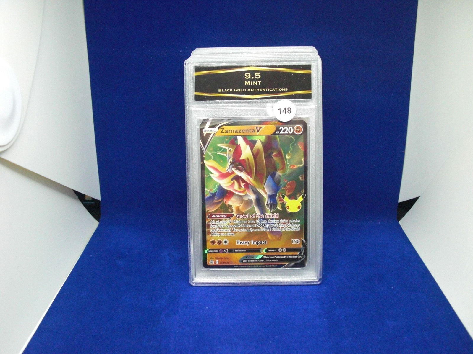 BGA 9.5 zamazenta v pokemon card (1 of 1)