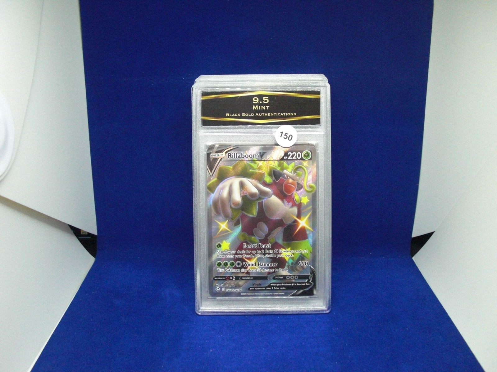 BGA 9.5 rillaboom v pokemon card (1 of 1)