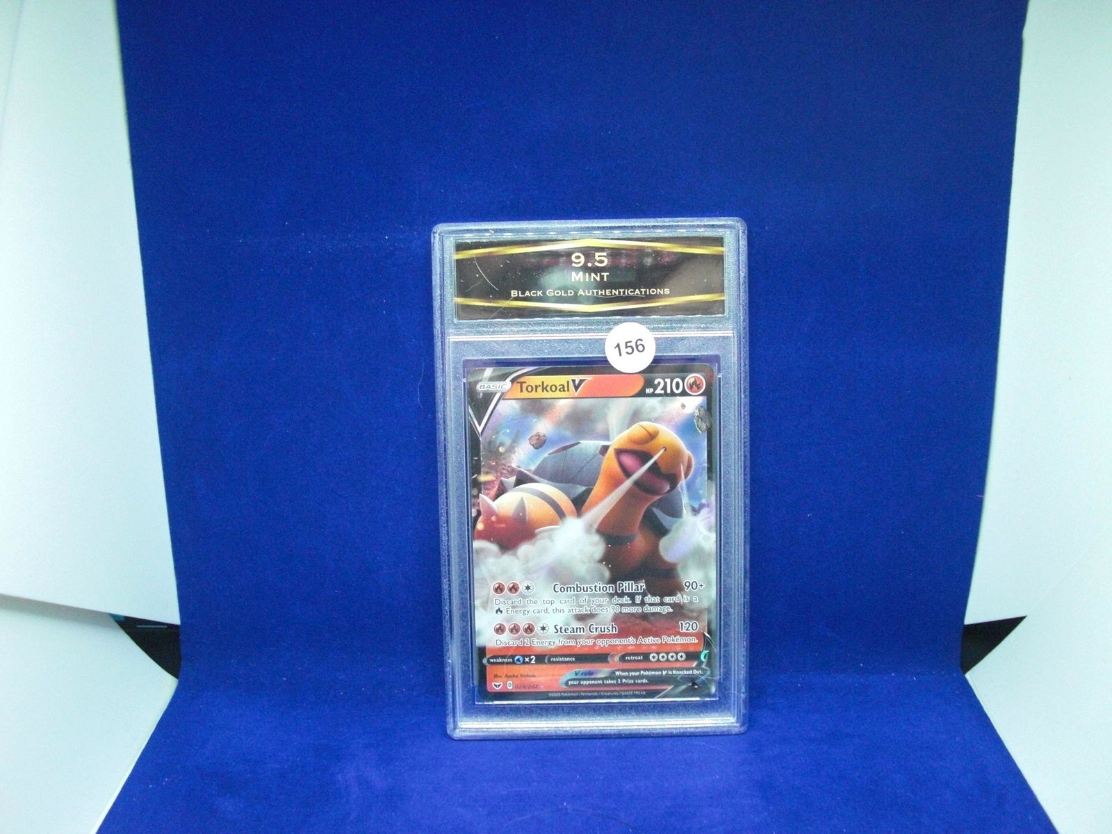 BGA 9.5 mint torkoal v pokemon card (1 of 1)