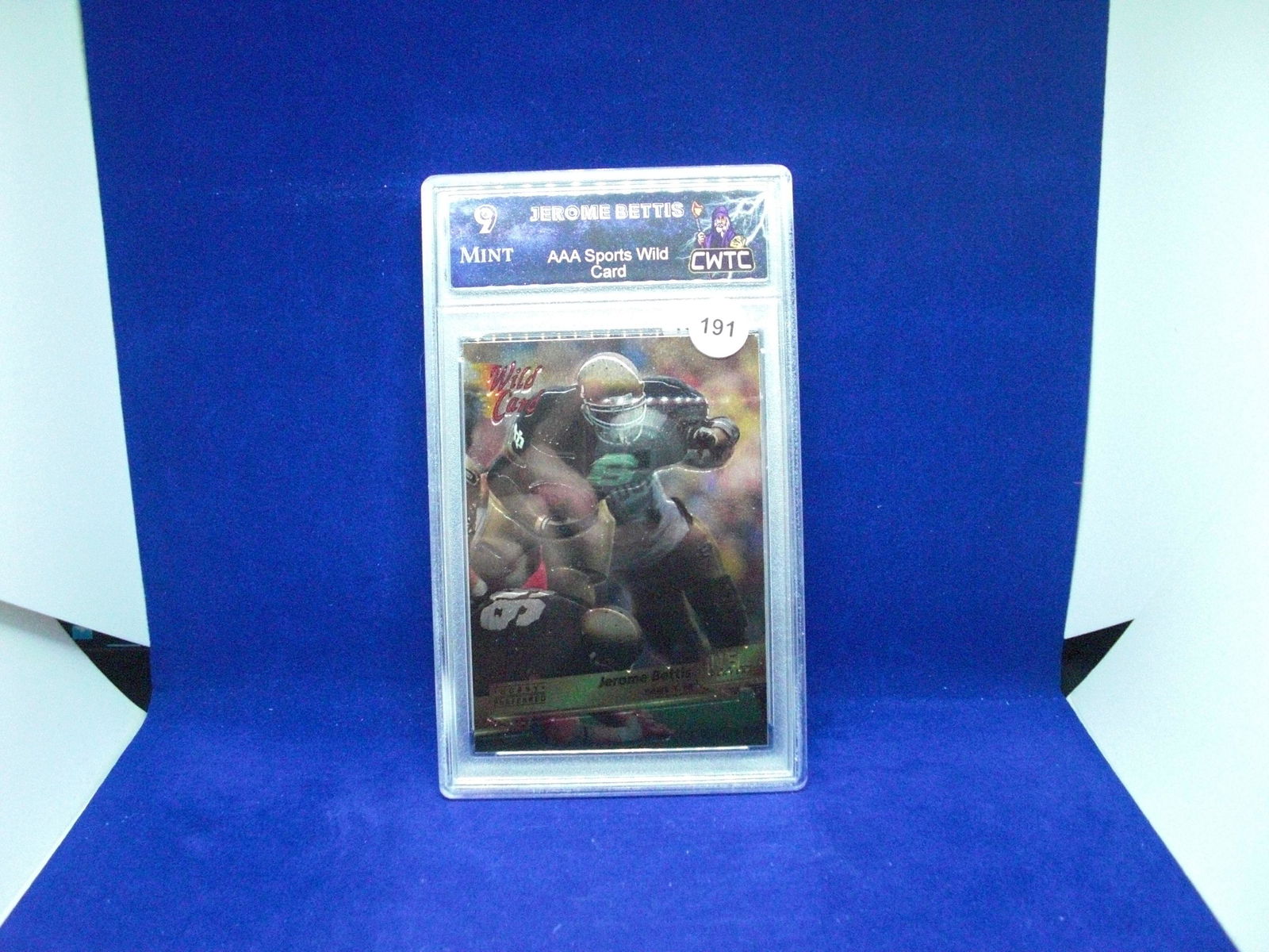 cwtc 9 mint jerome bettis rookie (1 of 1)