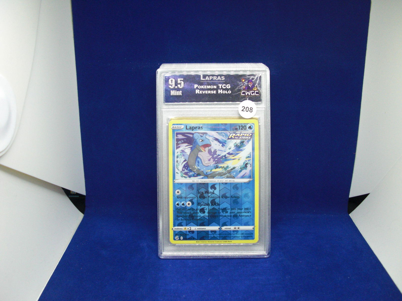 cwtc 9.5 lapras holo pokemon (1 of 1)