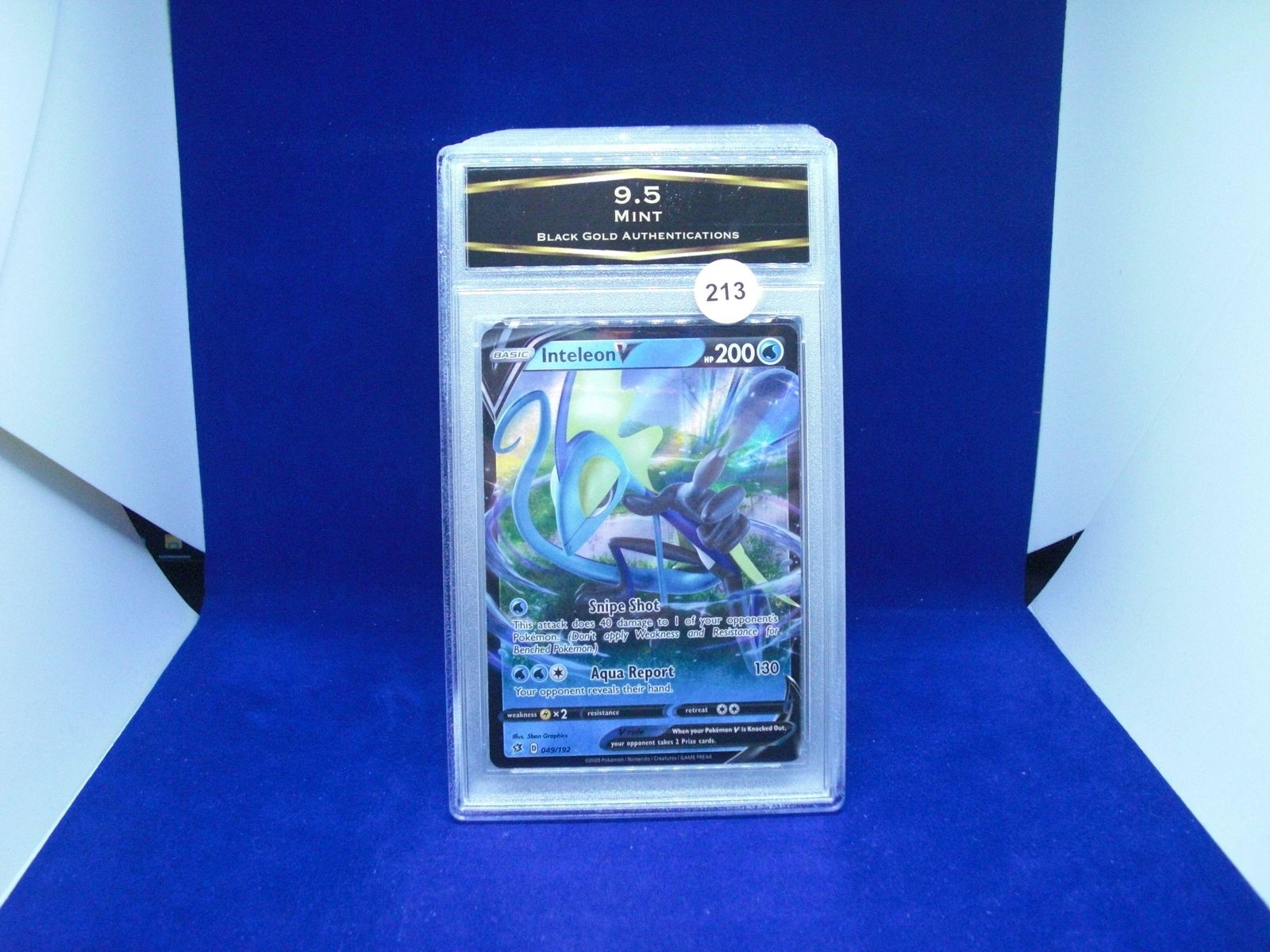 bga 9.5 mint inteleon v pokemon (1 of 1)