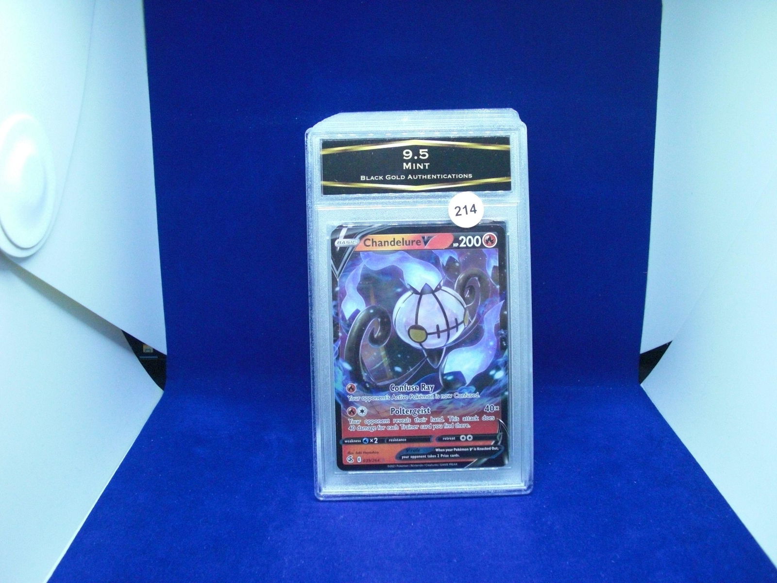 bga 9.5 mint chandelure v pokemon (1 of 1)