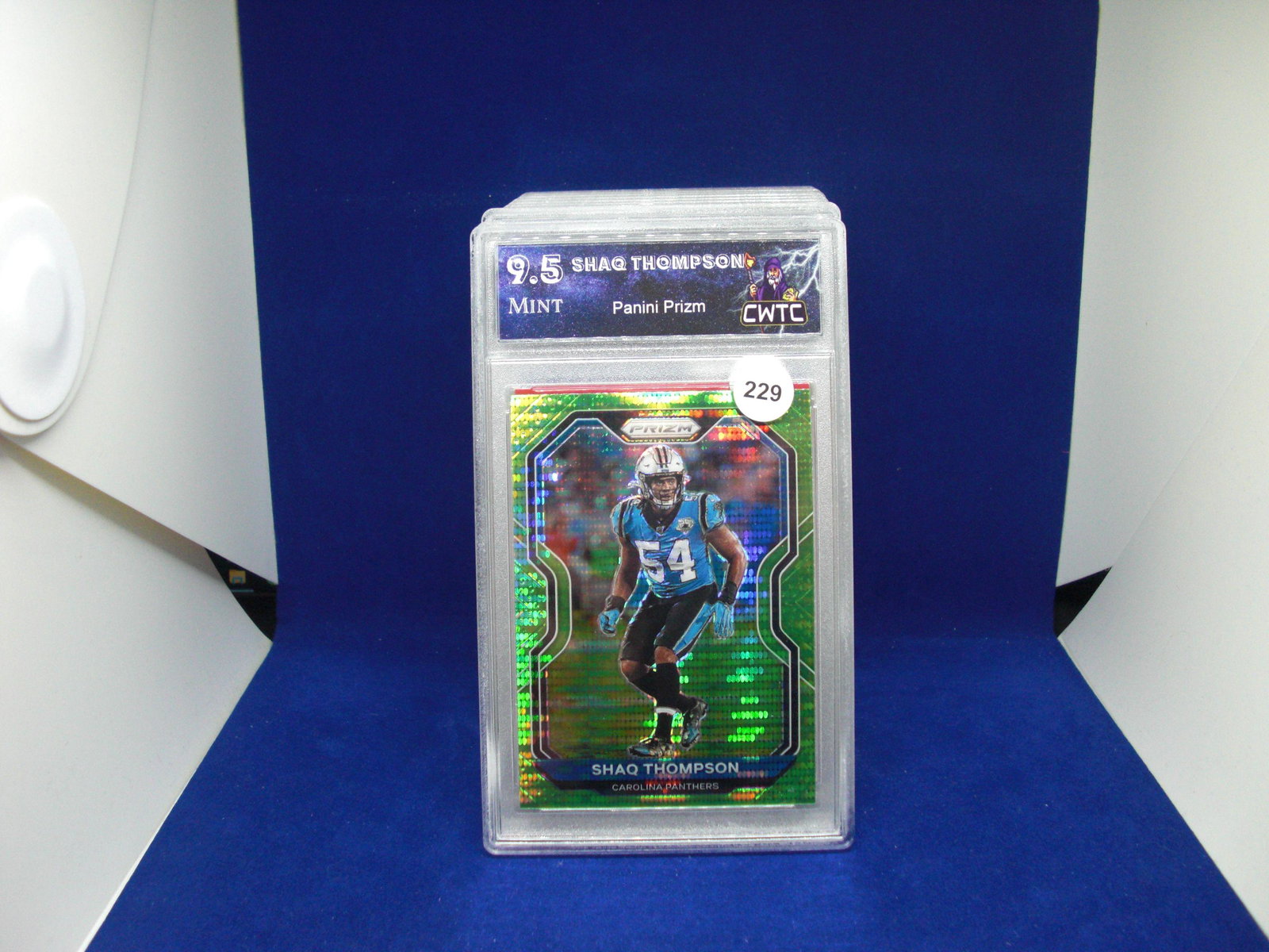 CWTC 9.5 Shaq Thompson green pulsar: CWTC 9.5 Shaq Thompson green pulsar