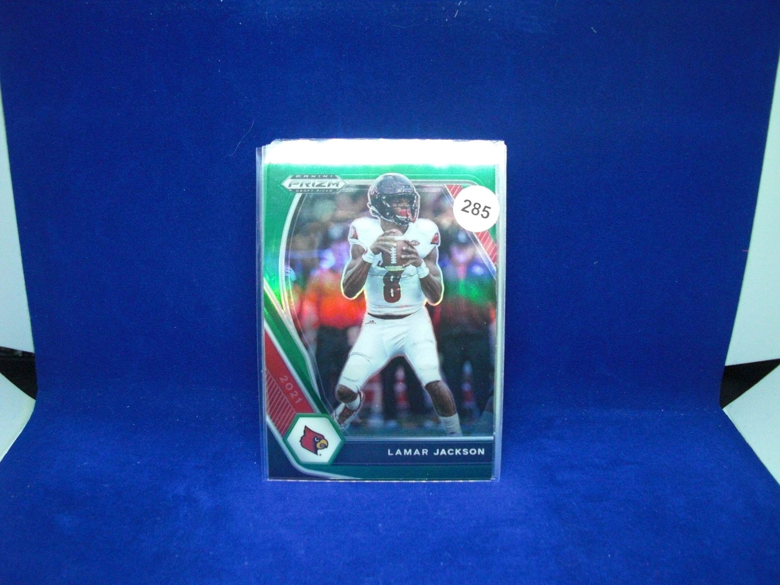 panini prizm dp lamar jackson green prizm (1 of 1)