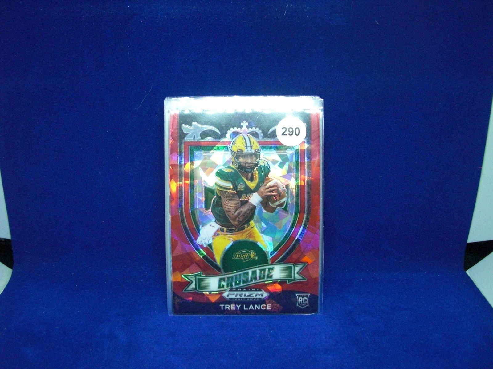 panini prizm dp trey lance red cracked ice rc (1 of 1)