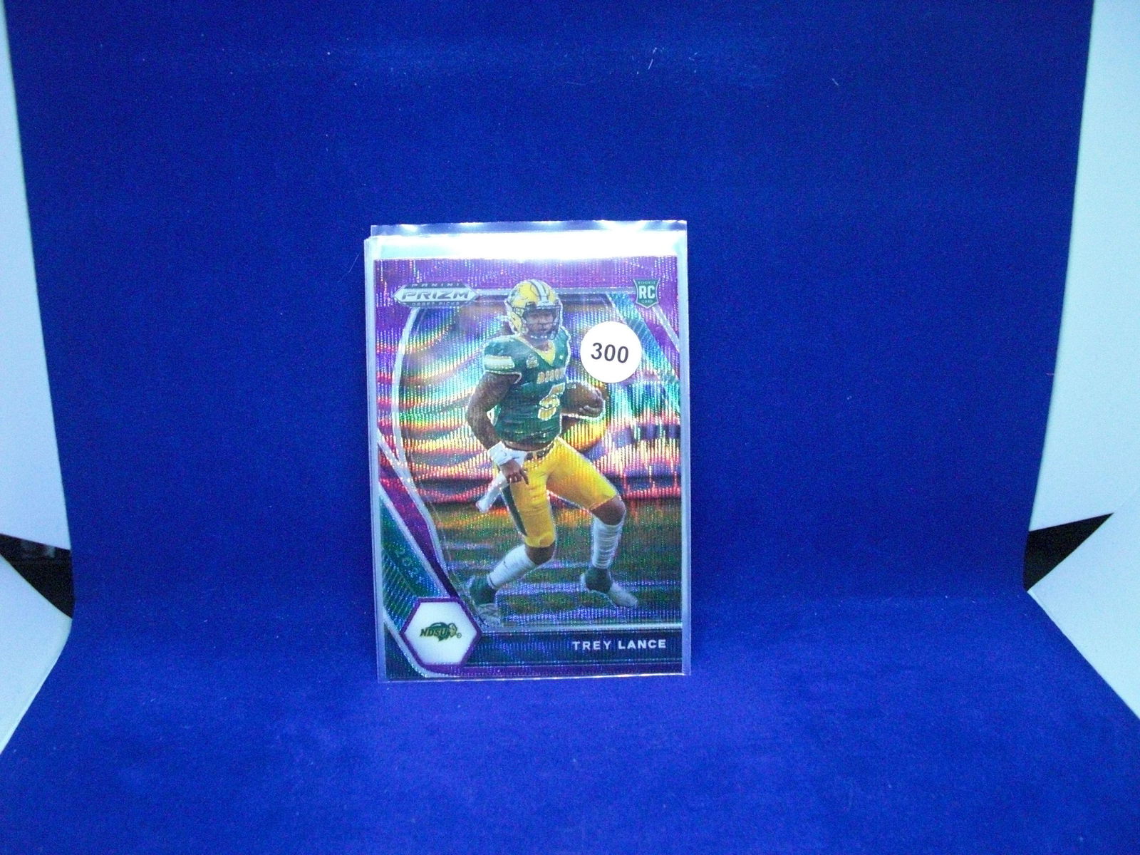panini prizm dp trey lance purple wave rc (1 of 1)