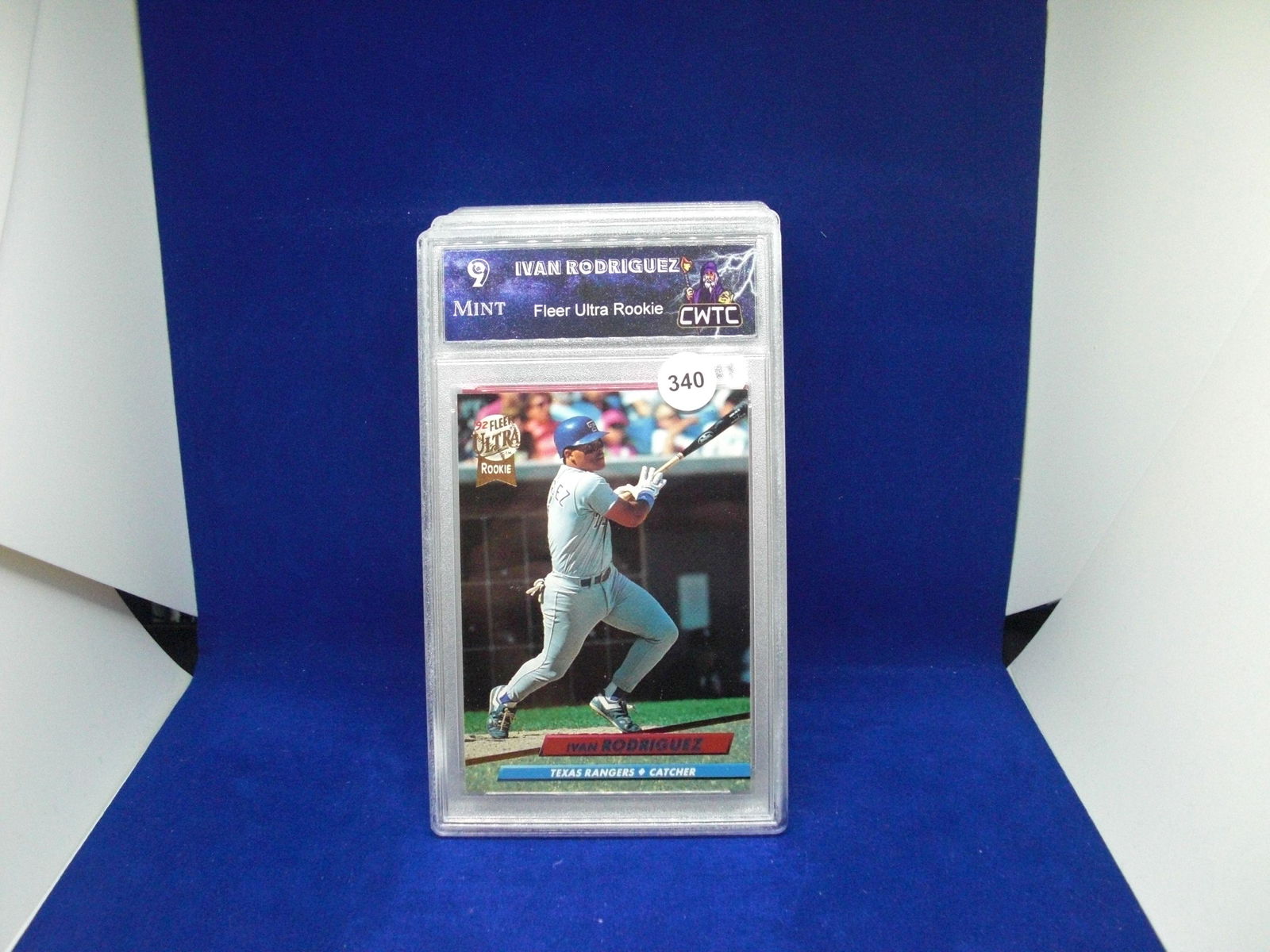 CWTC 9 Ivan Rodriguez rookie card (1 of 1)