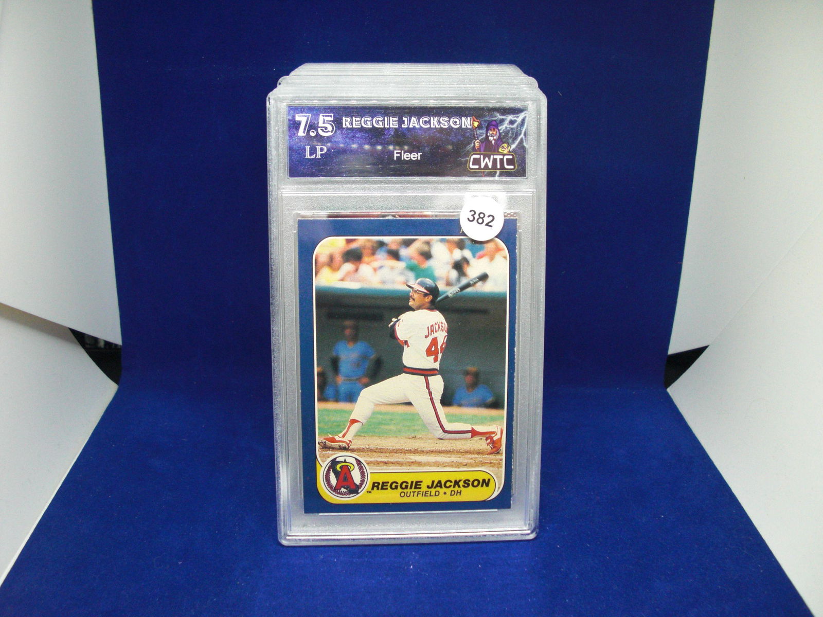 CWTC 7.5 Reggie Jackson 1986 fleer (1 of 1)