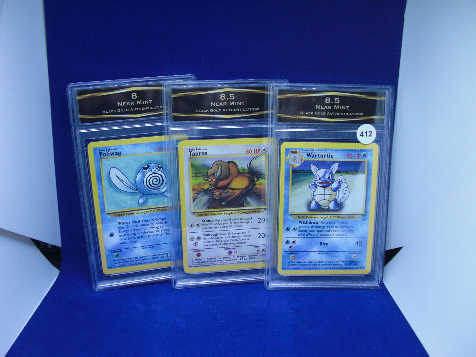 lot of 3 bga graded pokemon tcg: lot of 3 bga graded pokemon tcg