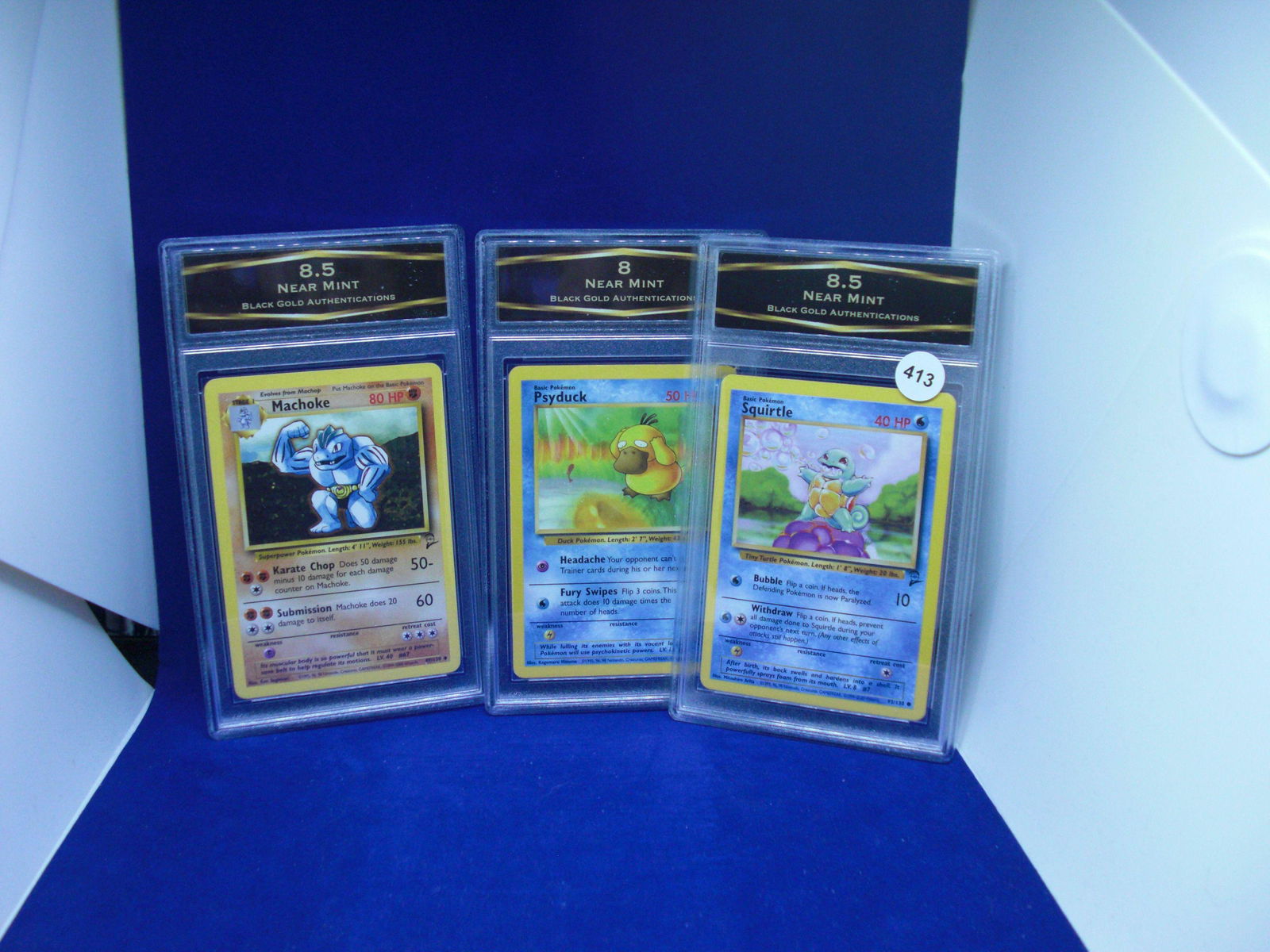 lot of 3 bga graded pokemon tcg: lot of 3 bga graded pokemon tcg