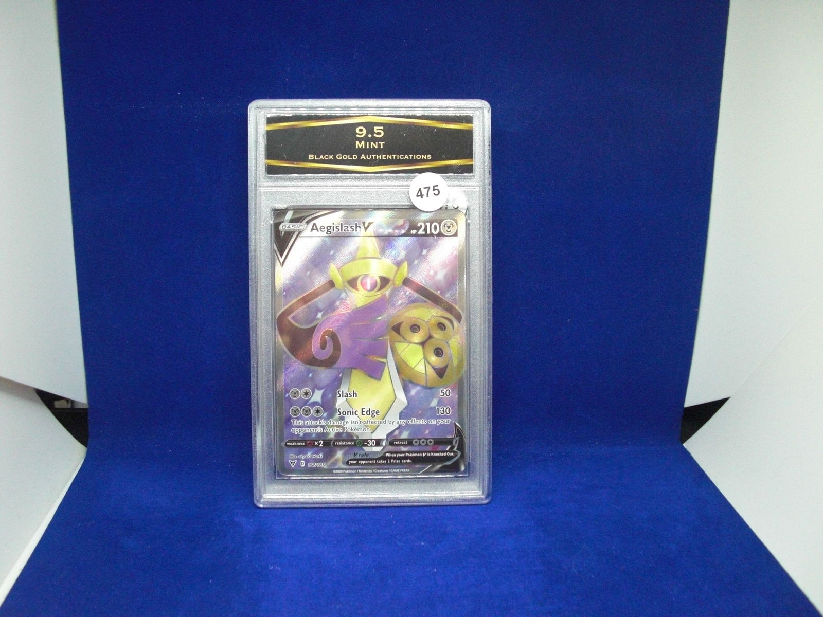 bga 9.5 mint aegislash v pokemon (1 of 1)