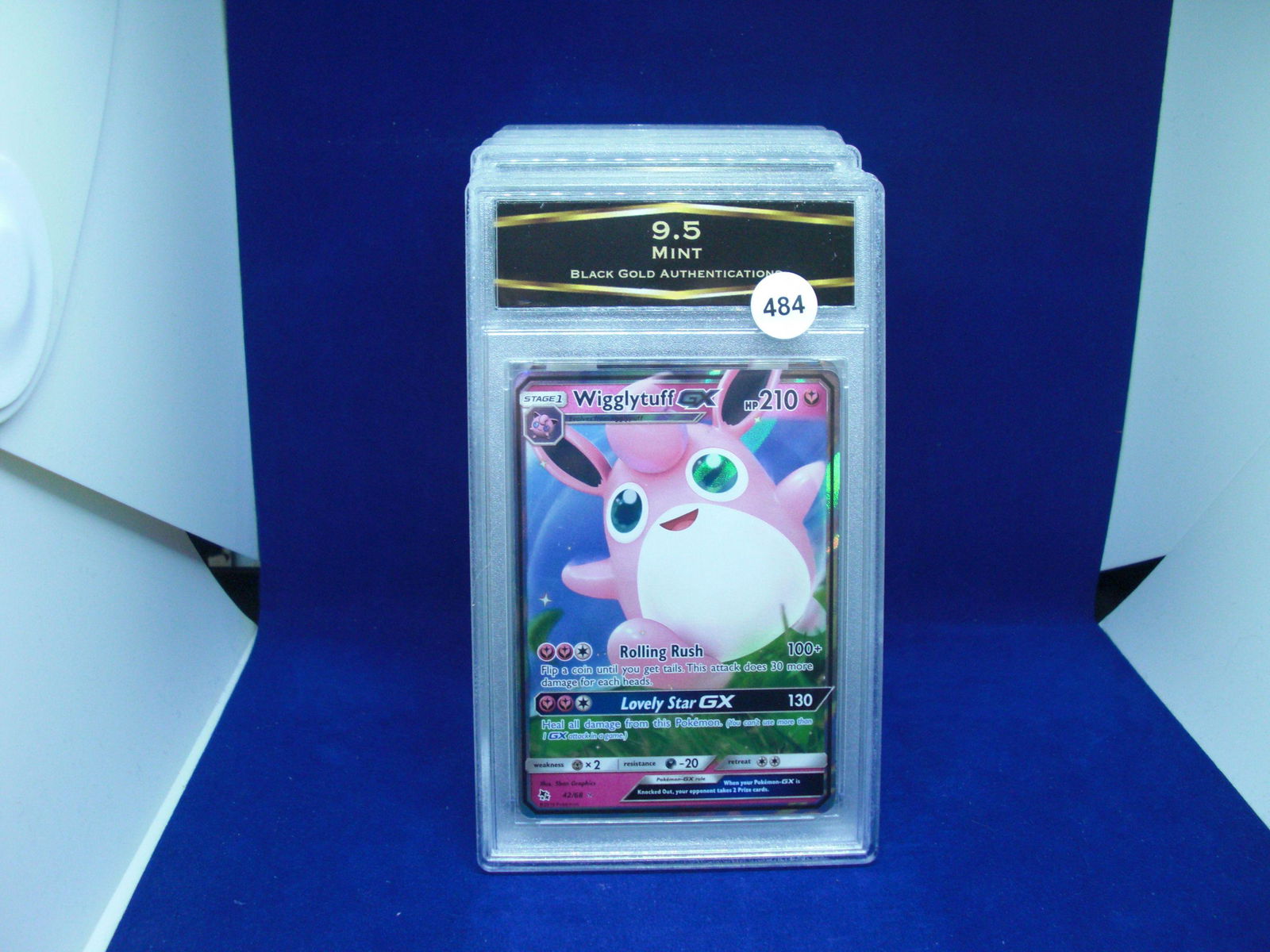 bga 9.5 mint wigglytuff gx pokemon (1 of 1)
