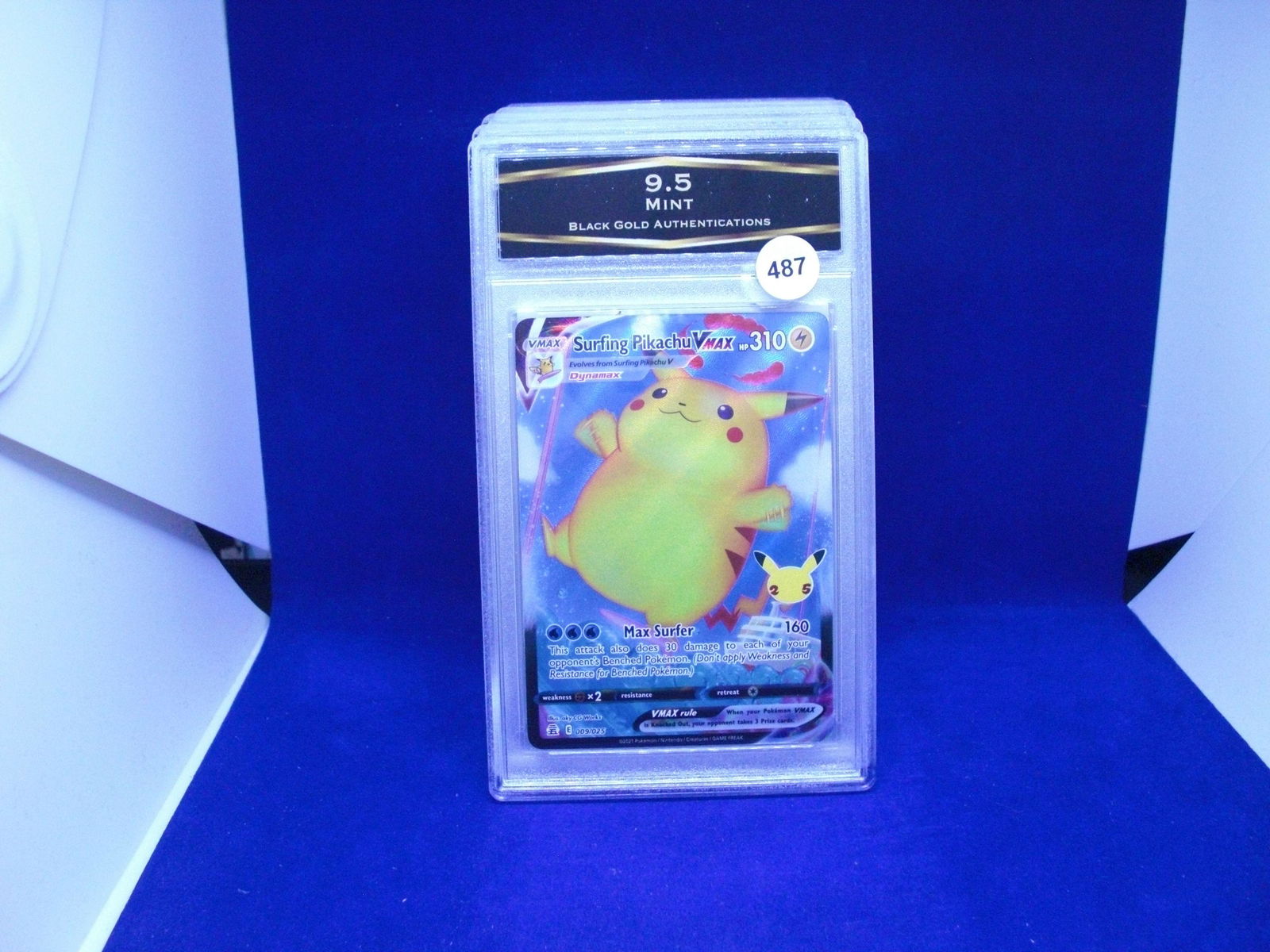 bga 9.5 mint surfing pikachu vmax (1 of 1)