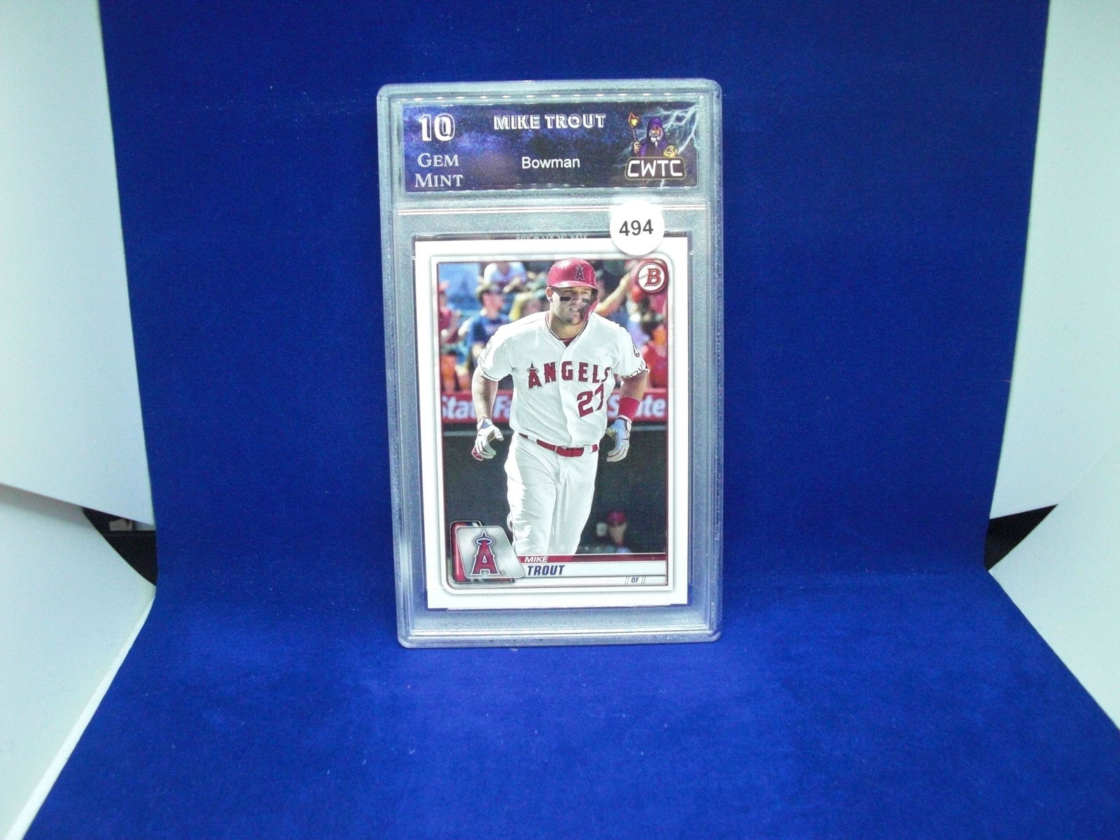 CWTC 10 gem mint Mike Trout Bowman (1 of 1)