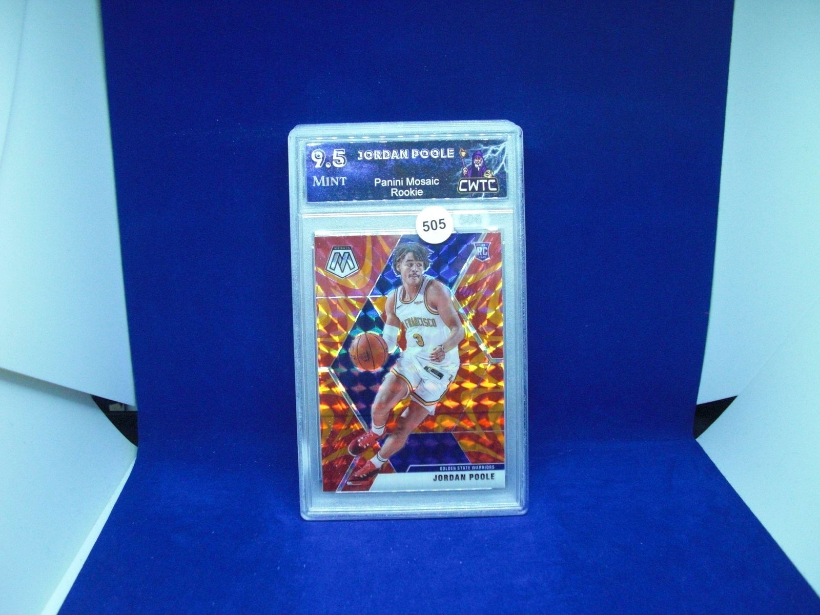 cwtc 9.5 jordan poole orange reactive rookie (1 of 1)
