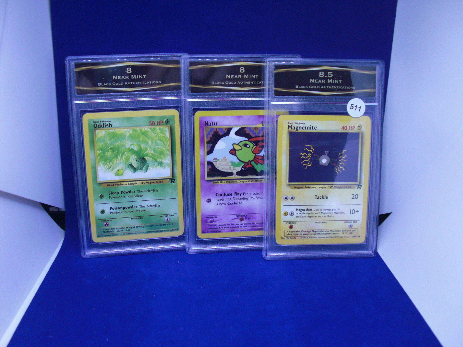 lot of 3 bga graded pokemon cards: lot of 3 bga graded pokemon cards
