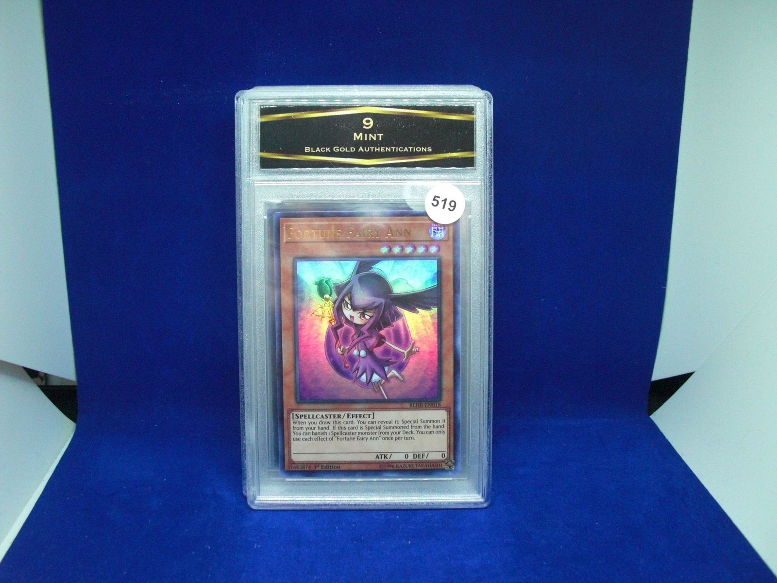 bga 9 mint fortune fairy yugioh card: bga 9 mint fortune fairy yugioh card