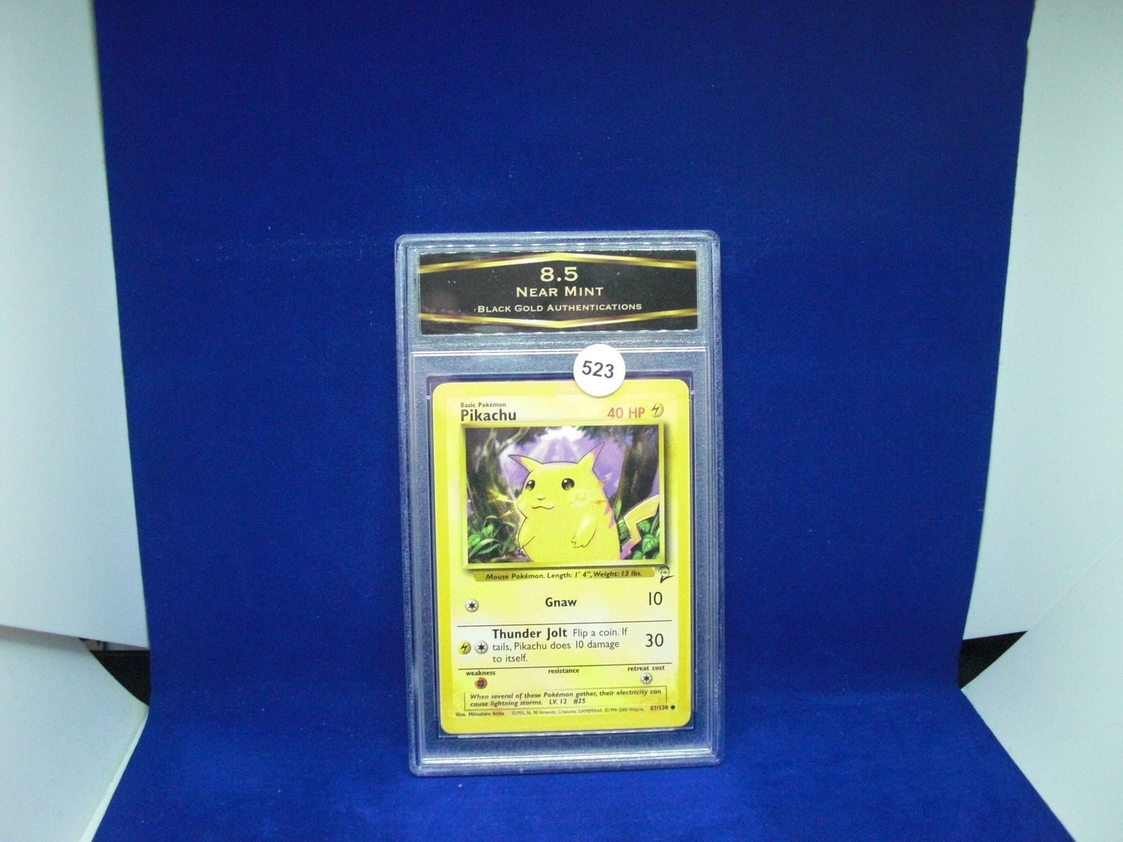 BGA 8.5 pikachu pokemon card: BGA 8.5 pikachu pokemon card