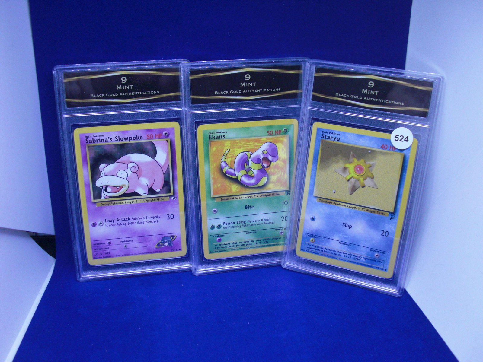 lot of 3 bga graded pokemon cards: lot of 3 bga graded pokemon cards