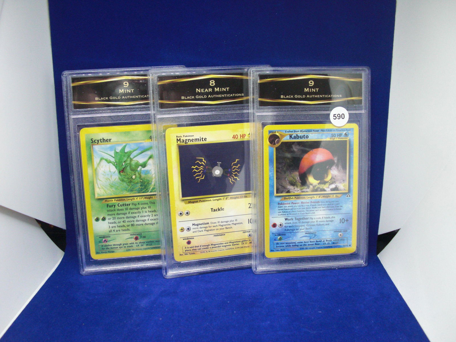 lot of 3 bga graded pokemon cards: lot of 3 bga graded pokemon cards