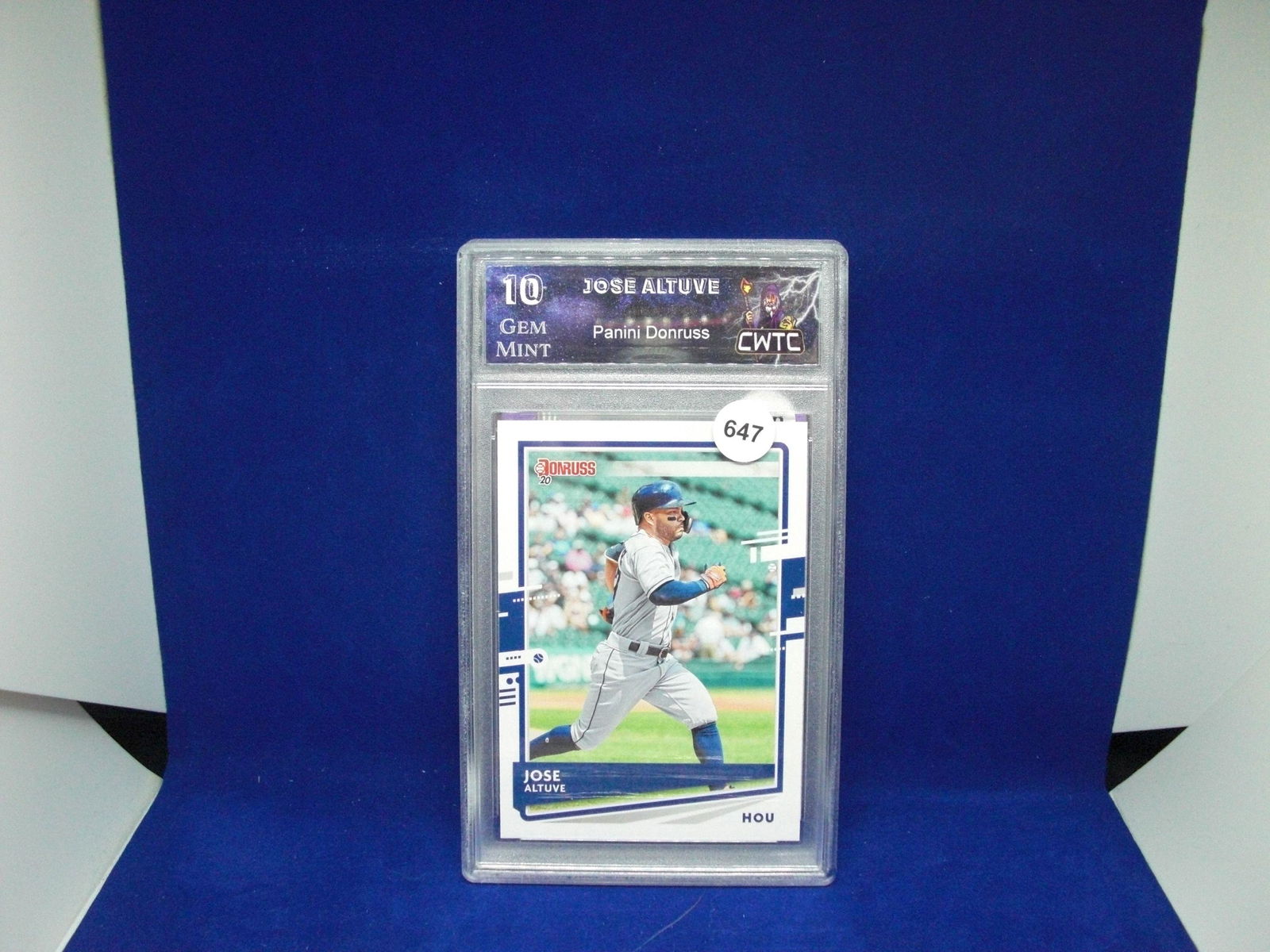 cwtc gem mint 10 jose altuve donruss (1 of 1)