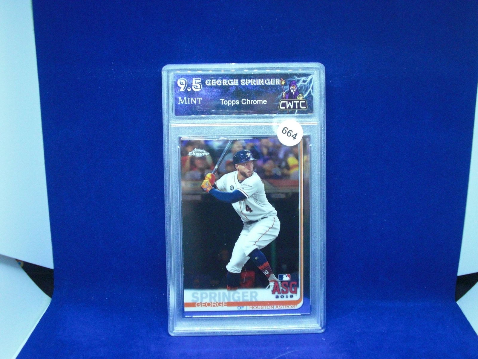 cwtc 9.5 george springer topps chrome (1 of 1)