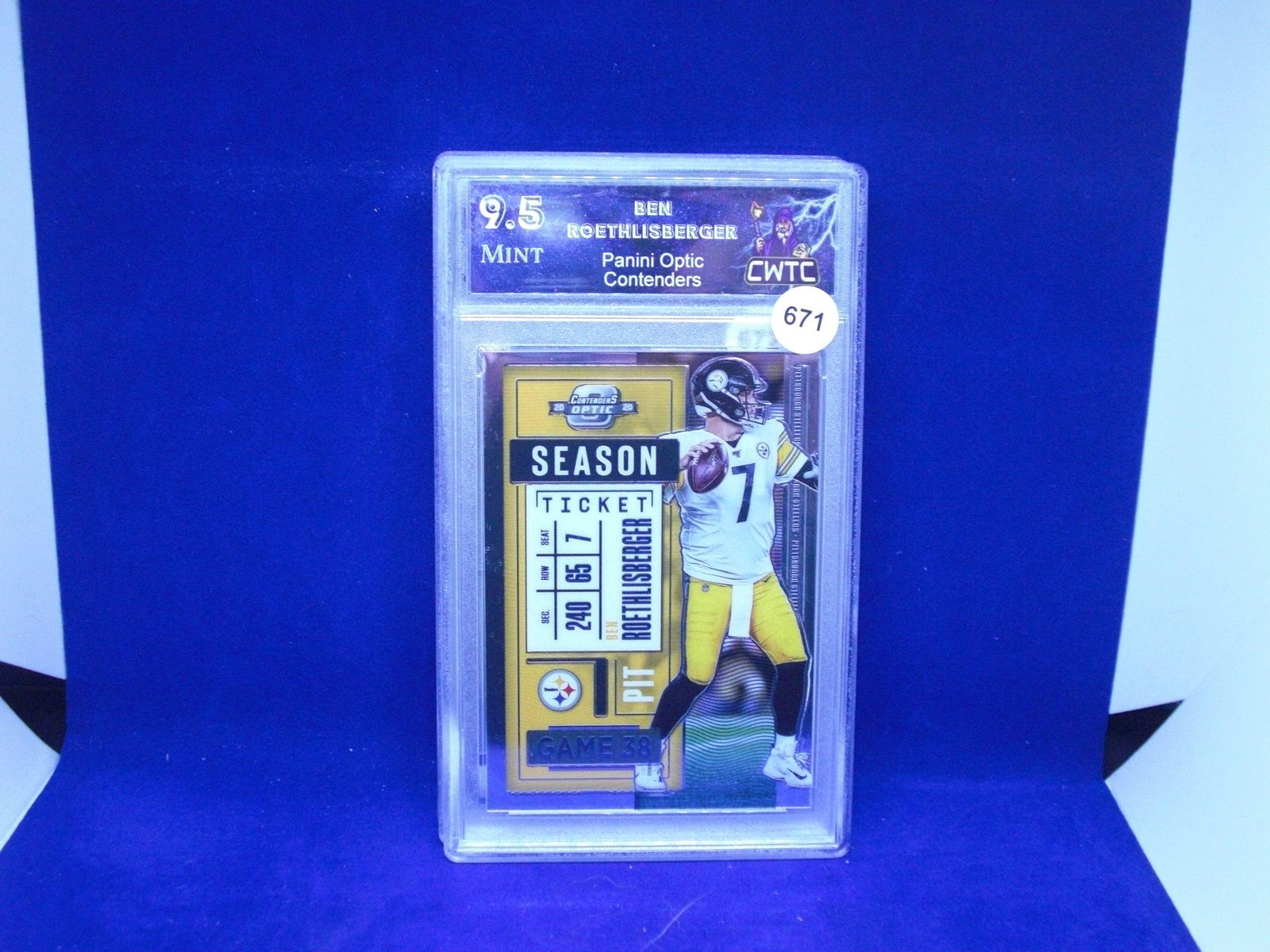 cwtc 9.5 ben roethlisberger season ticket (1 of 1)