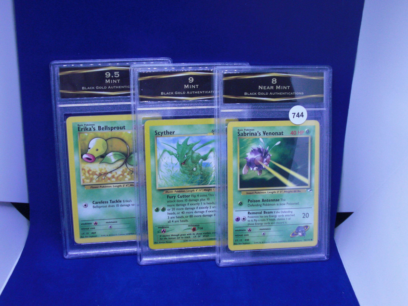 lot of 3 bga graded pokemon cards: lot of 3 bga graded pokemon cards